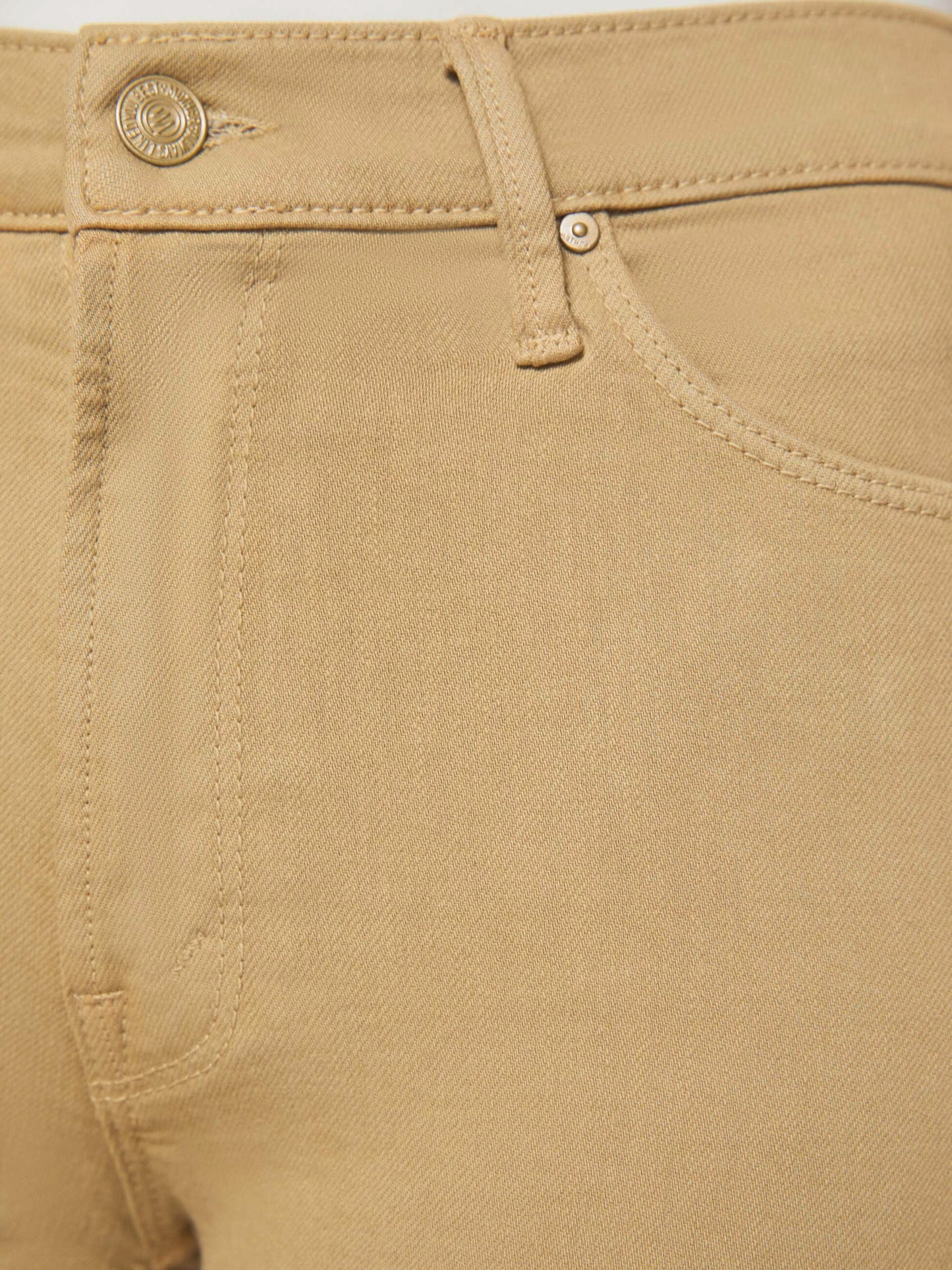 The Mid Rise Dazzler Ankle Fray - Prairie Sand