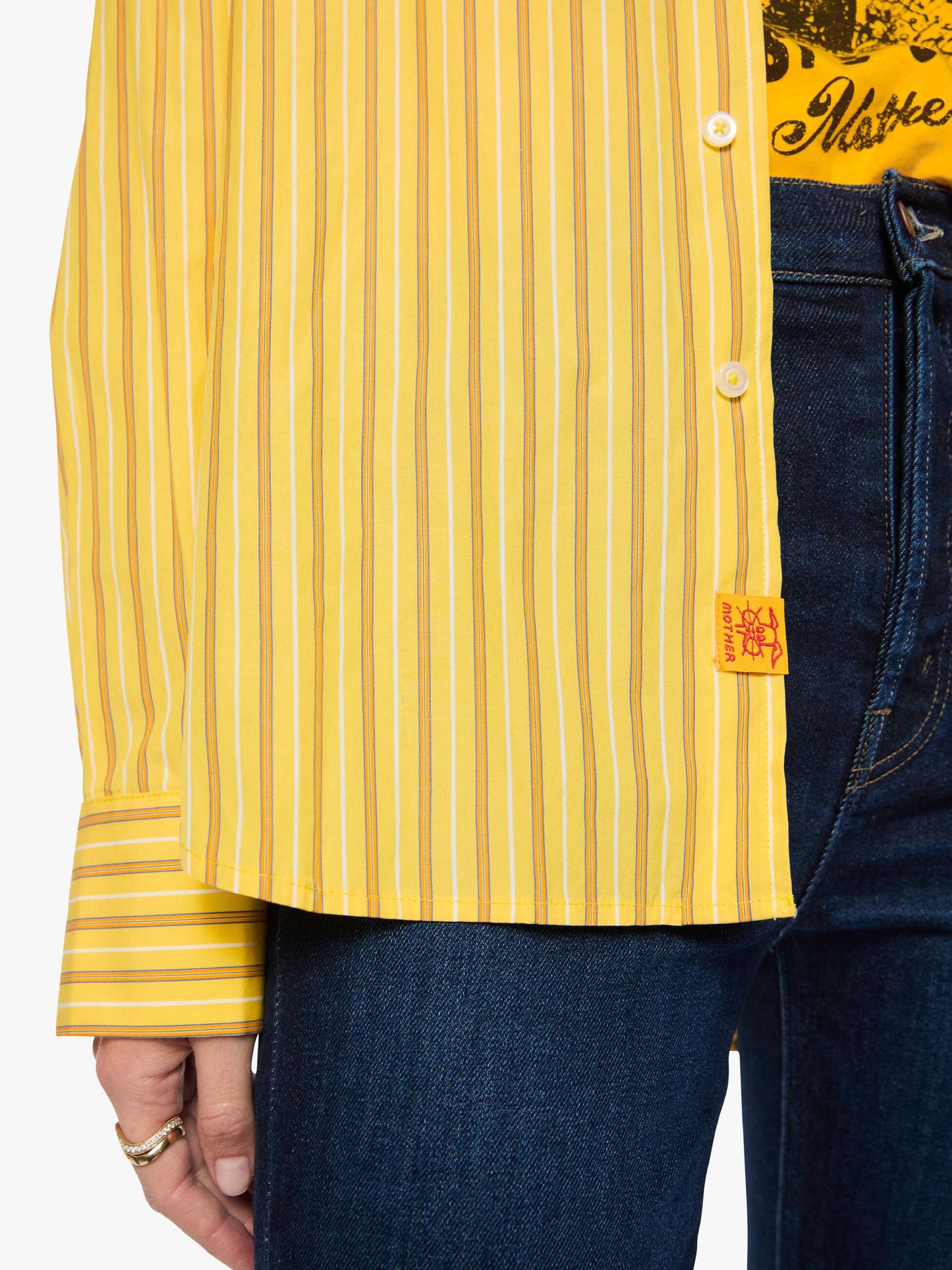The Roomie Frenchie - Yellow Stripe