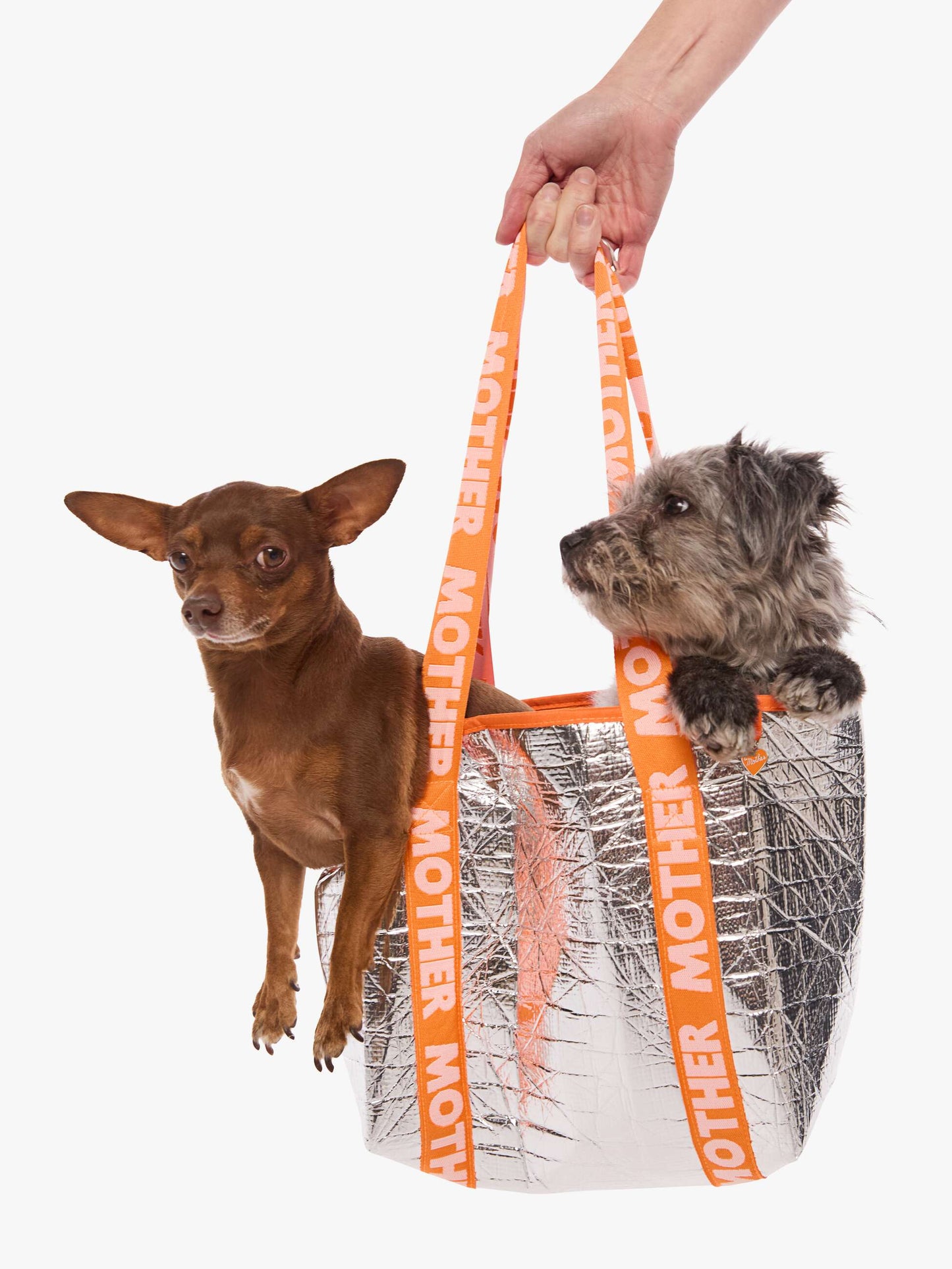 Thermal Tote Bag - Metallic And Orange