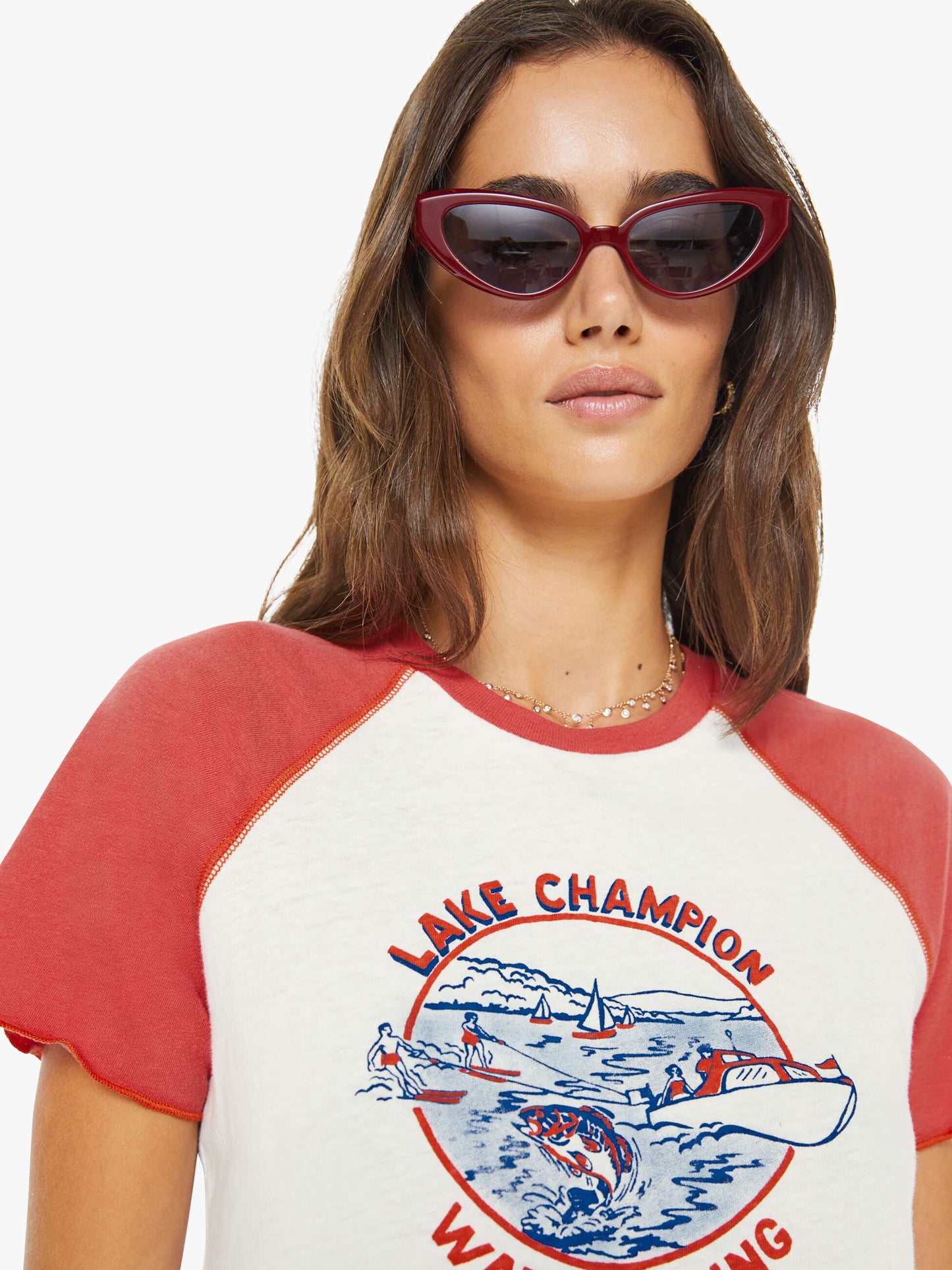 The S/S Sporty Concert Tee - Lake Champion