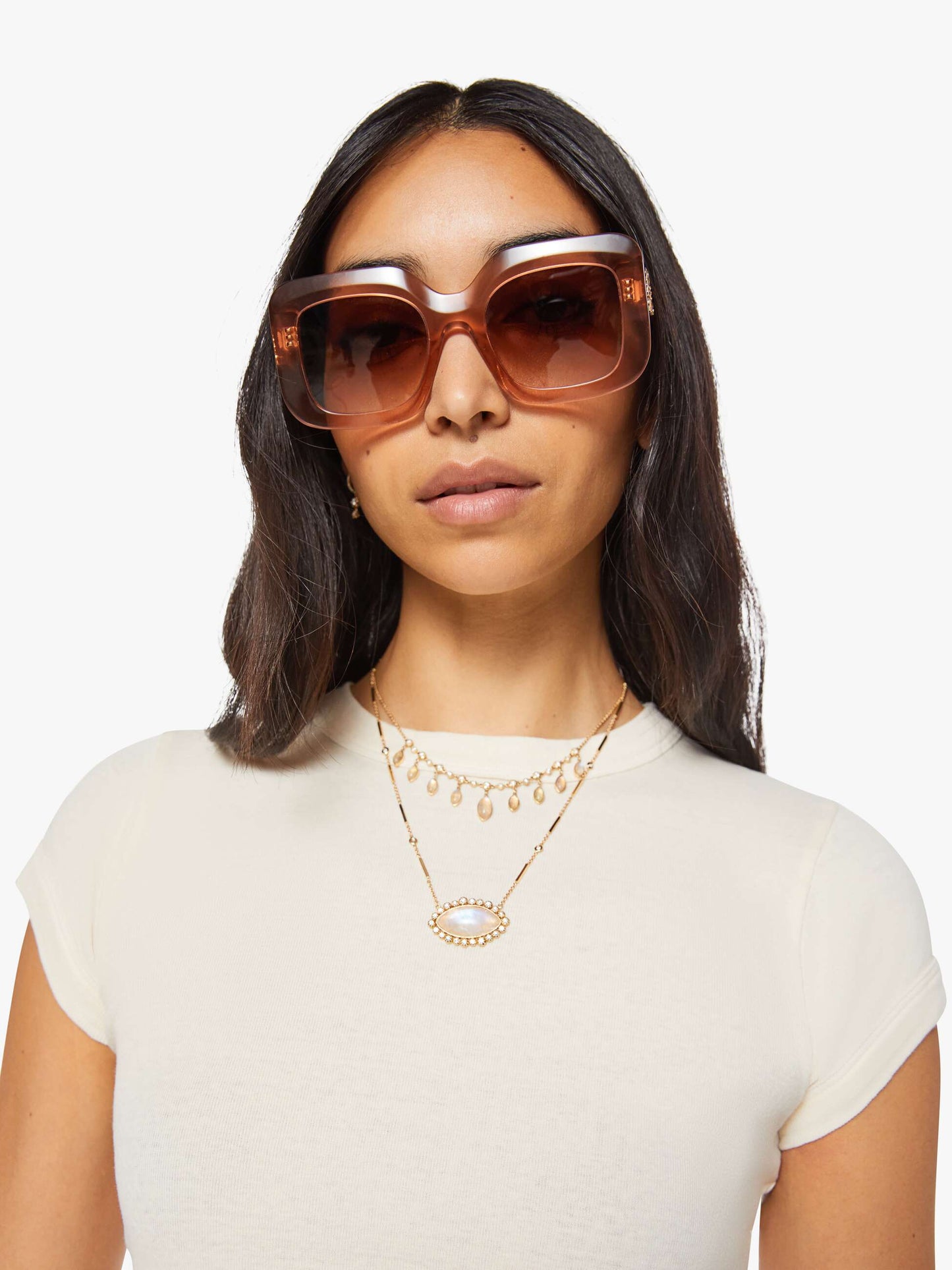 The Itty Bitty Ringer Crop- Antique White