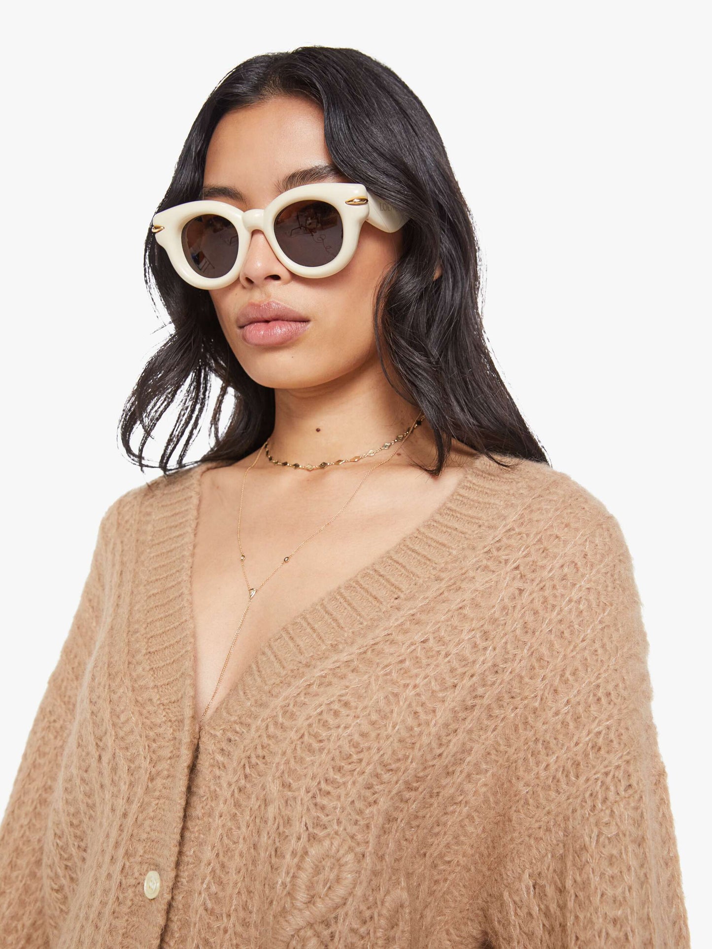 The Puffy Sleeve Varsity Cardigan - Cotton Candy