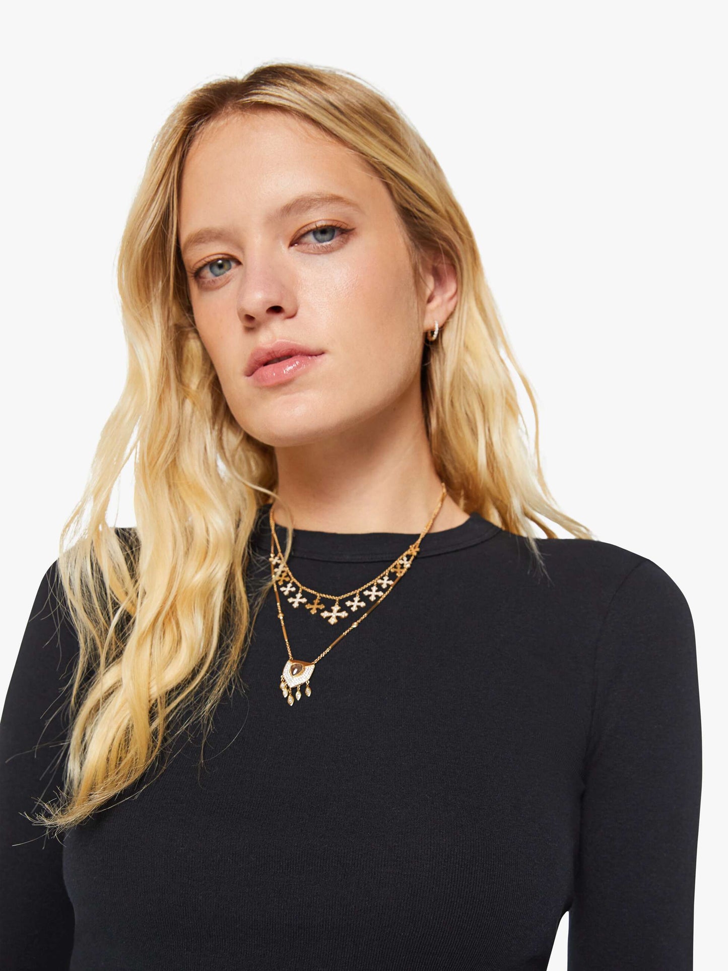 The L/S Itty Bitty Crop - Black