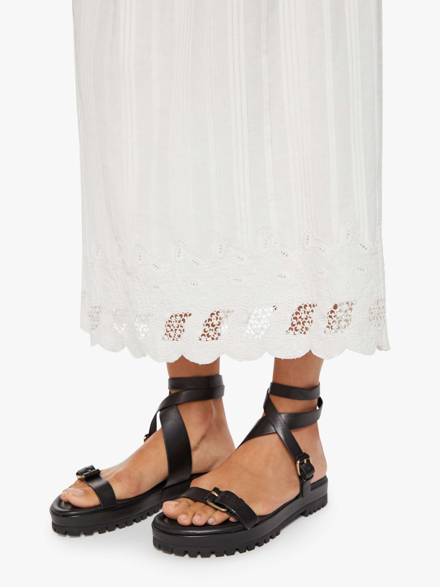 The Singled Out Midi - White