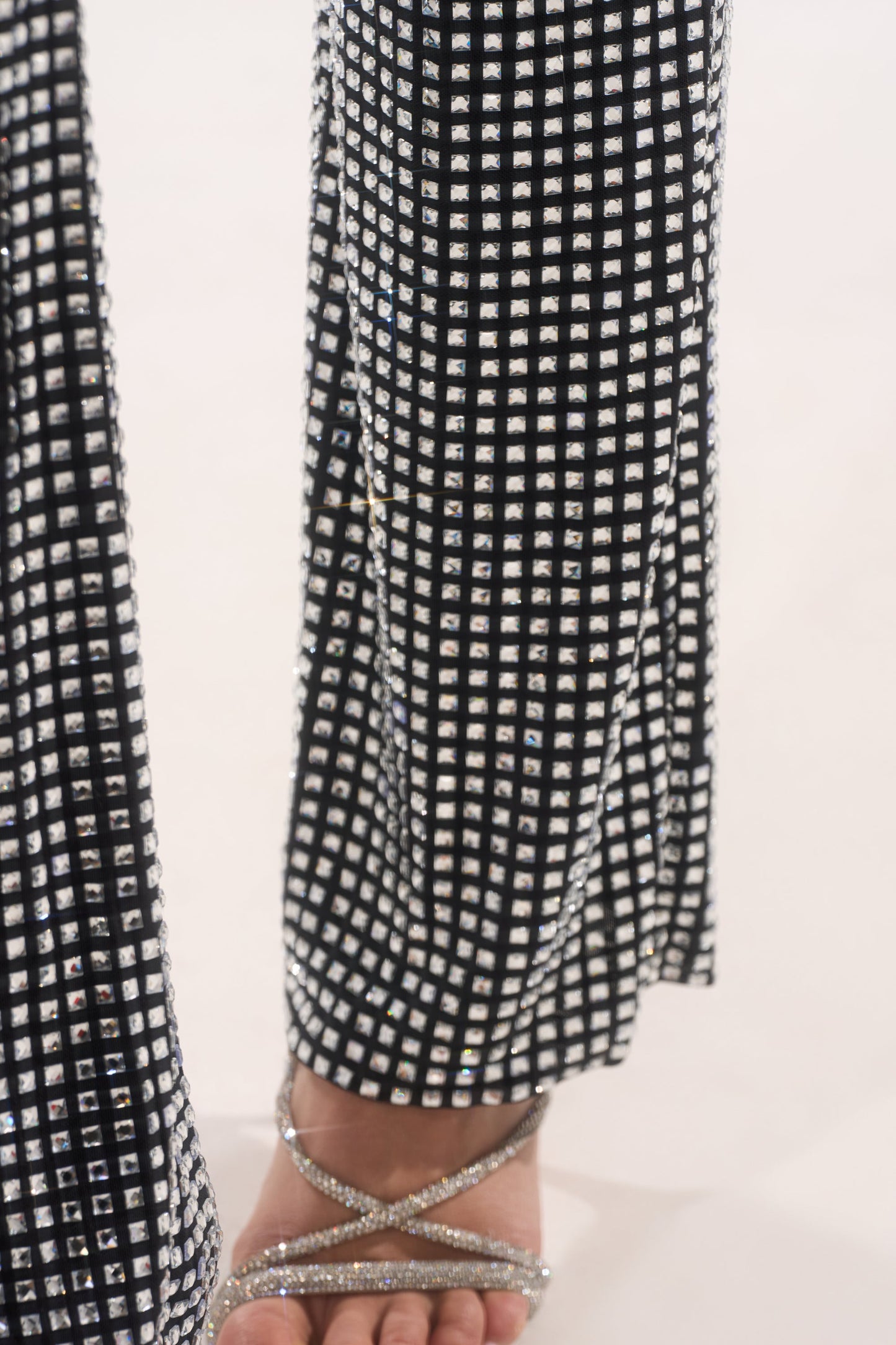ALL EYES ON ME RHINESTONE FLARE TROUSER