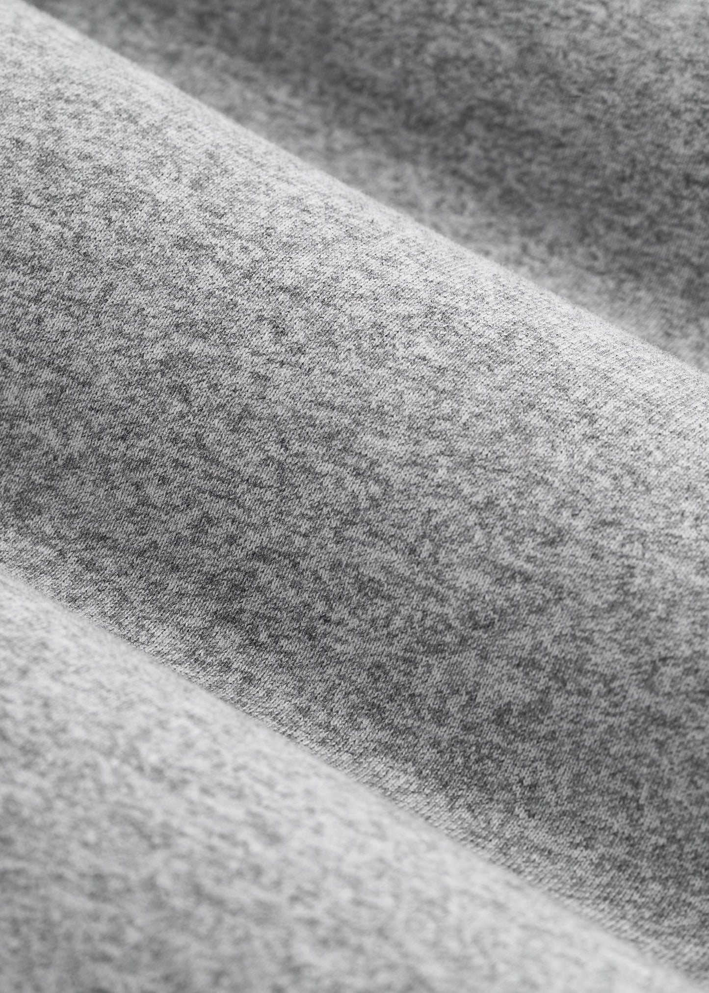 Core Cotton Crewneck Tee for Tall Men in Heathered Grey