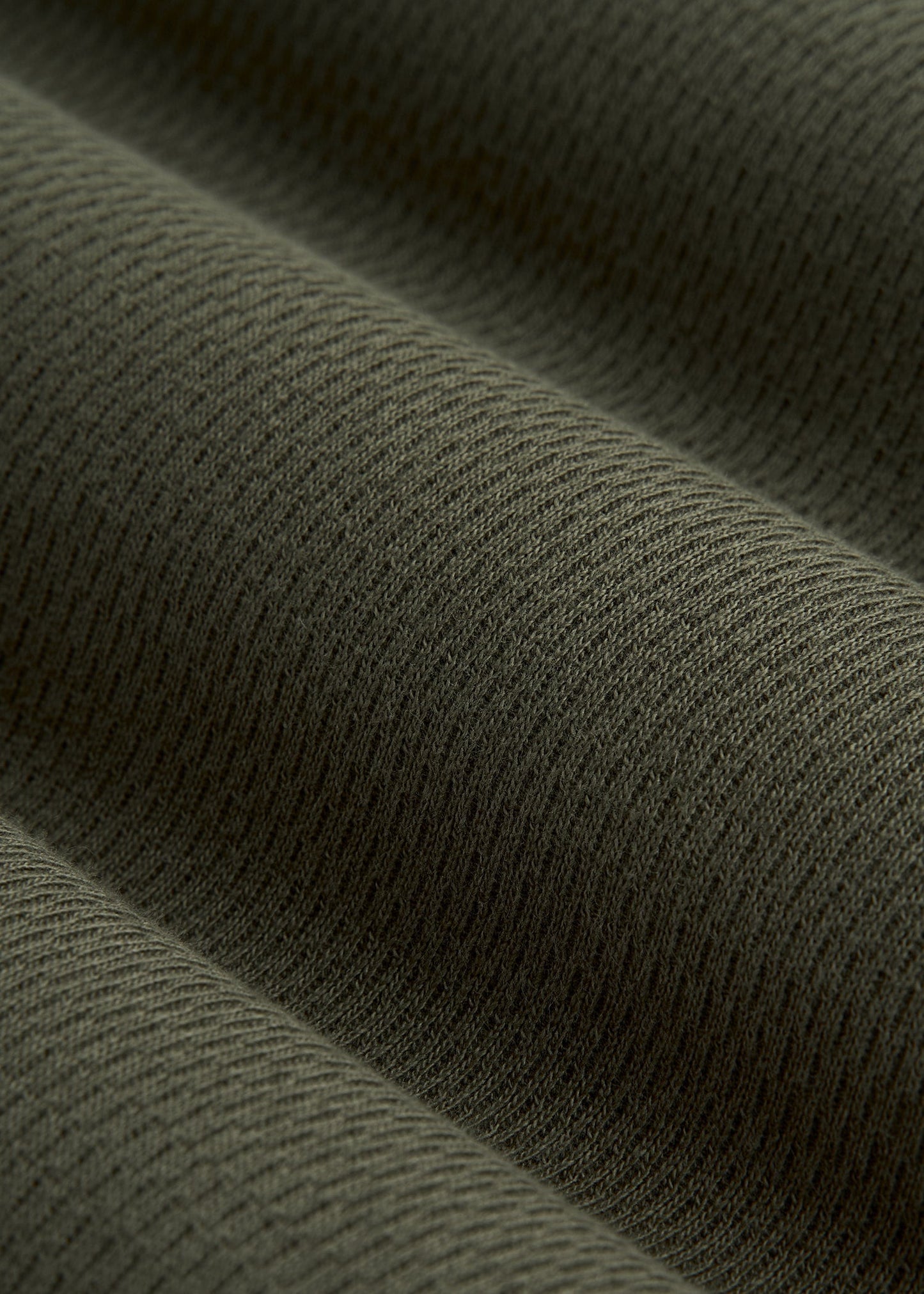 Double Honeycomb Thermal Crewneck for Tall Men in Dark Olive Green