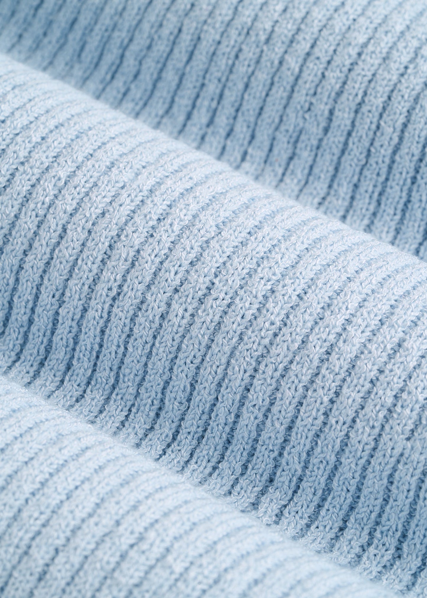 Boucle Knit Tank for Tall Women in Ice Blue