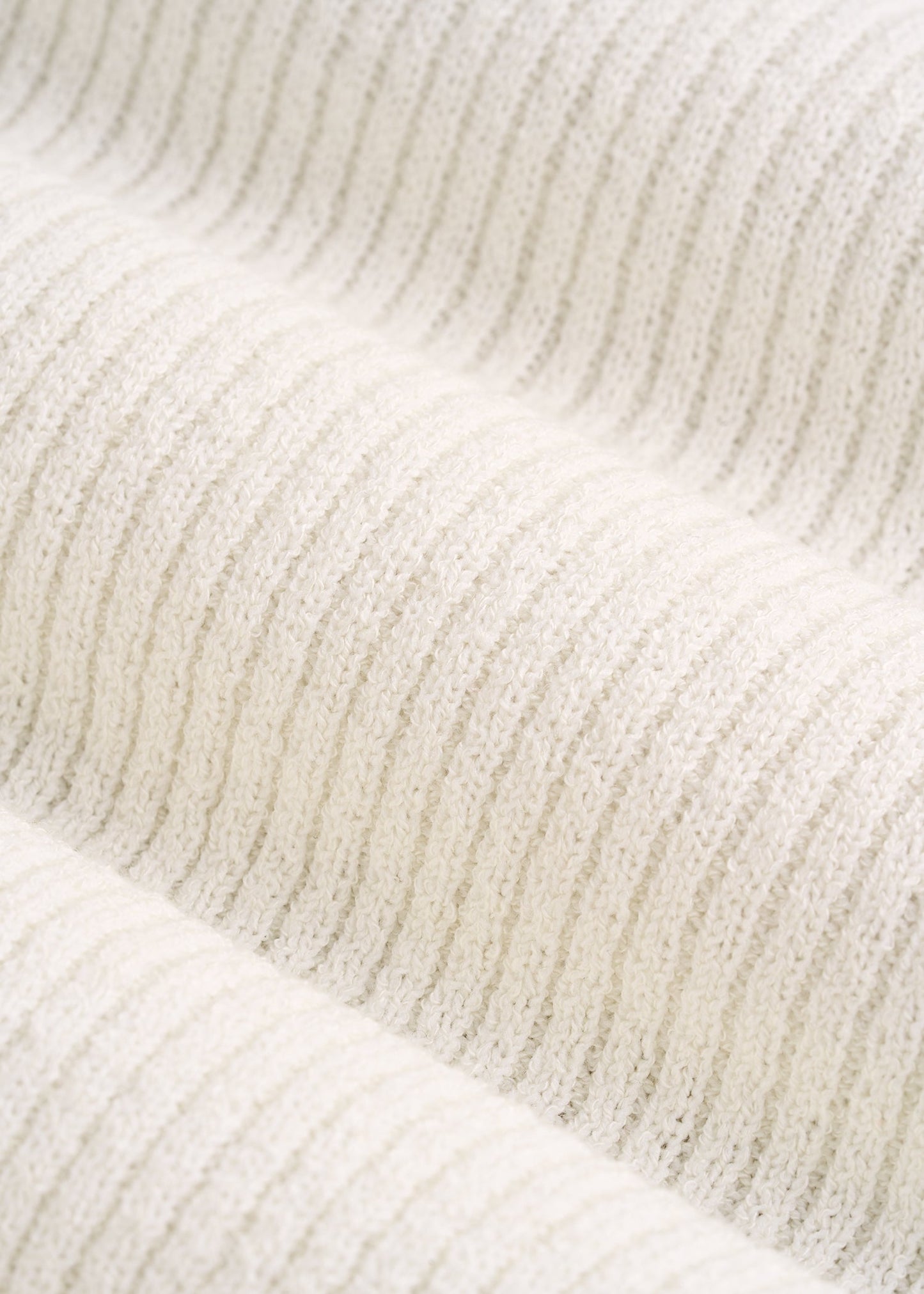 Boucle Knit Tank for Tall Women in Star White