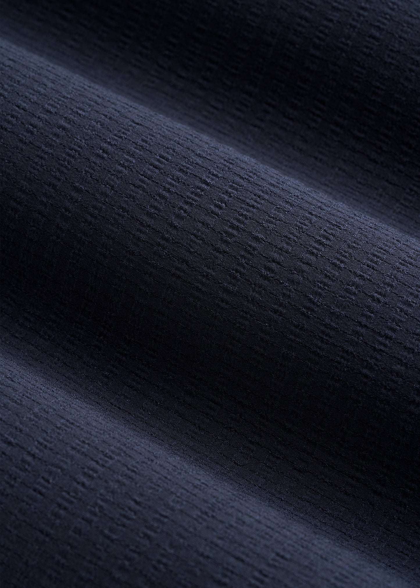 Coastal Perforated Sleeveless Polo for Tall Women in Navy