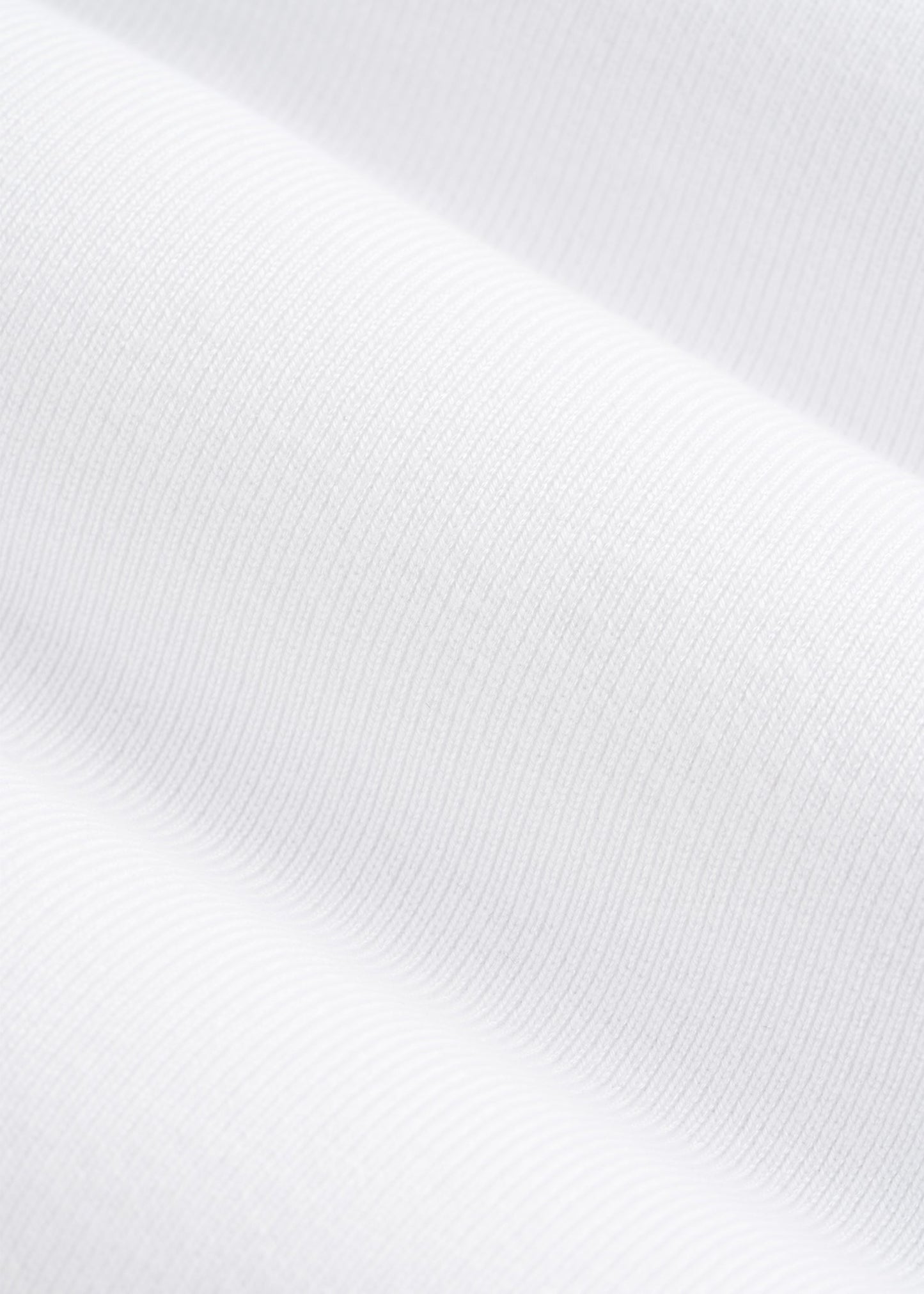Cropped Knit Tee for Tall Women in White