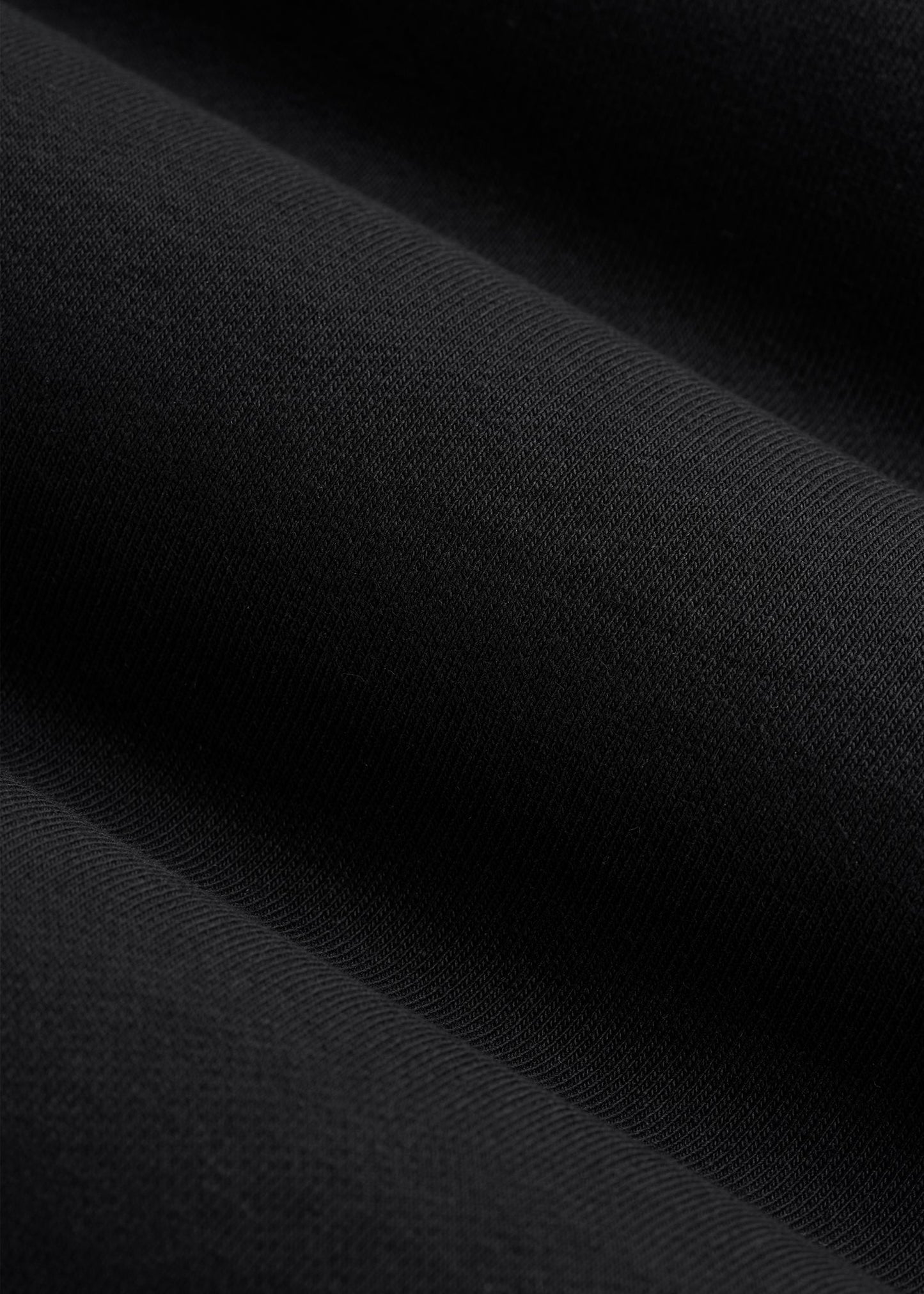 Everyday Terry Cropped Crew for Tall Women in Black