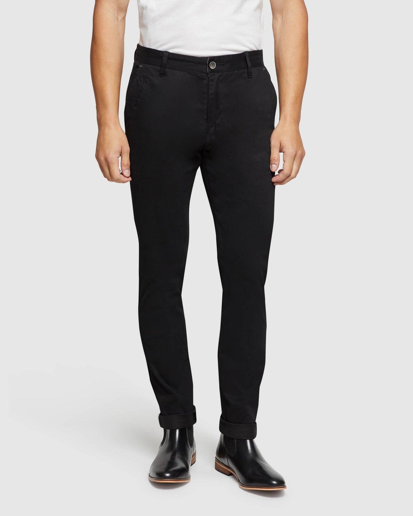 Stretch Organic Cotton Skinny Chinos