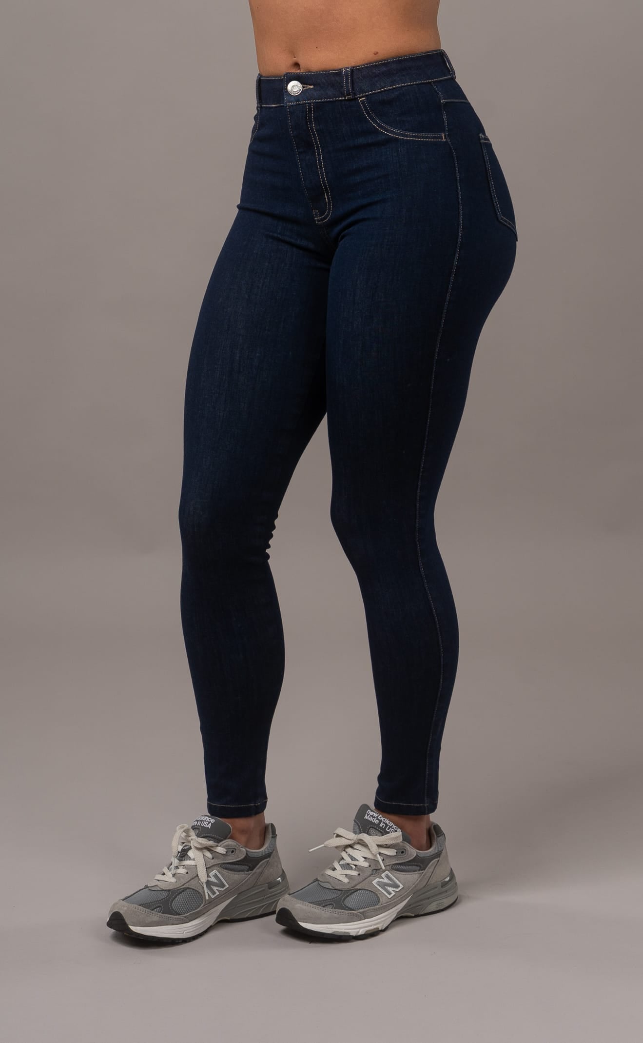 Womens 360 High Waisted Fitjeans - Rinse Blue