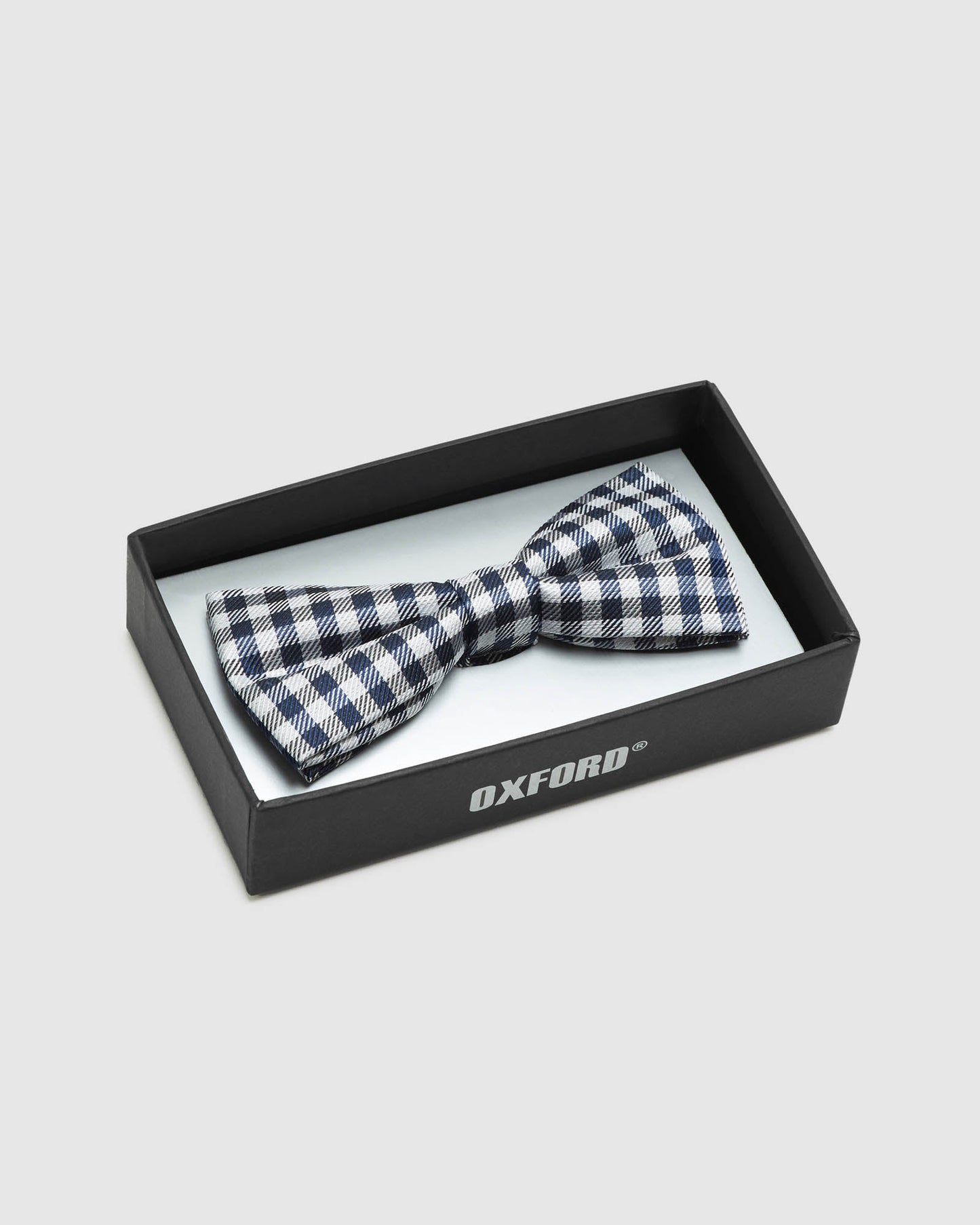Gingham Silk Bow Tie