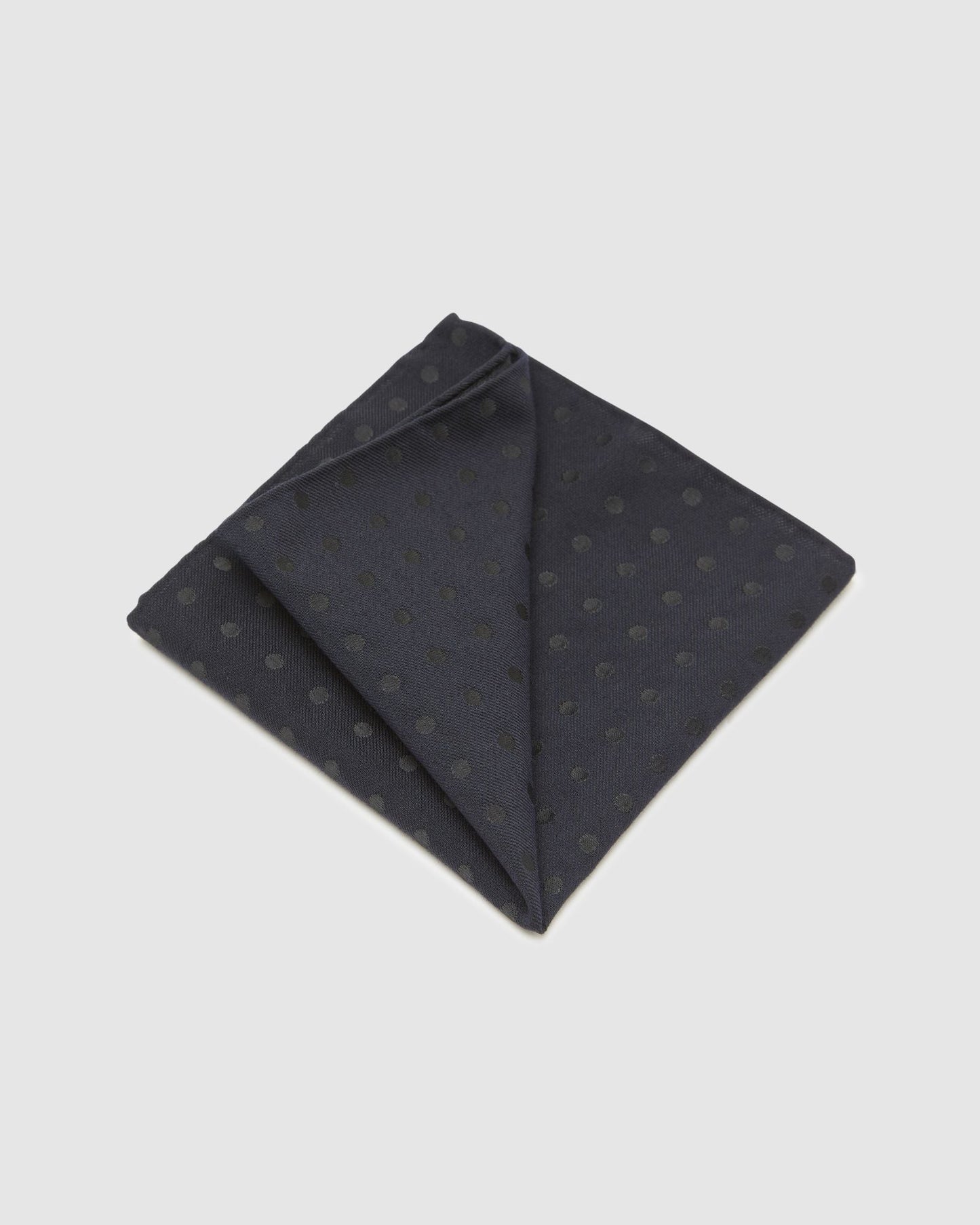 Jet Polka Pocket Square