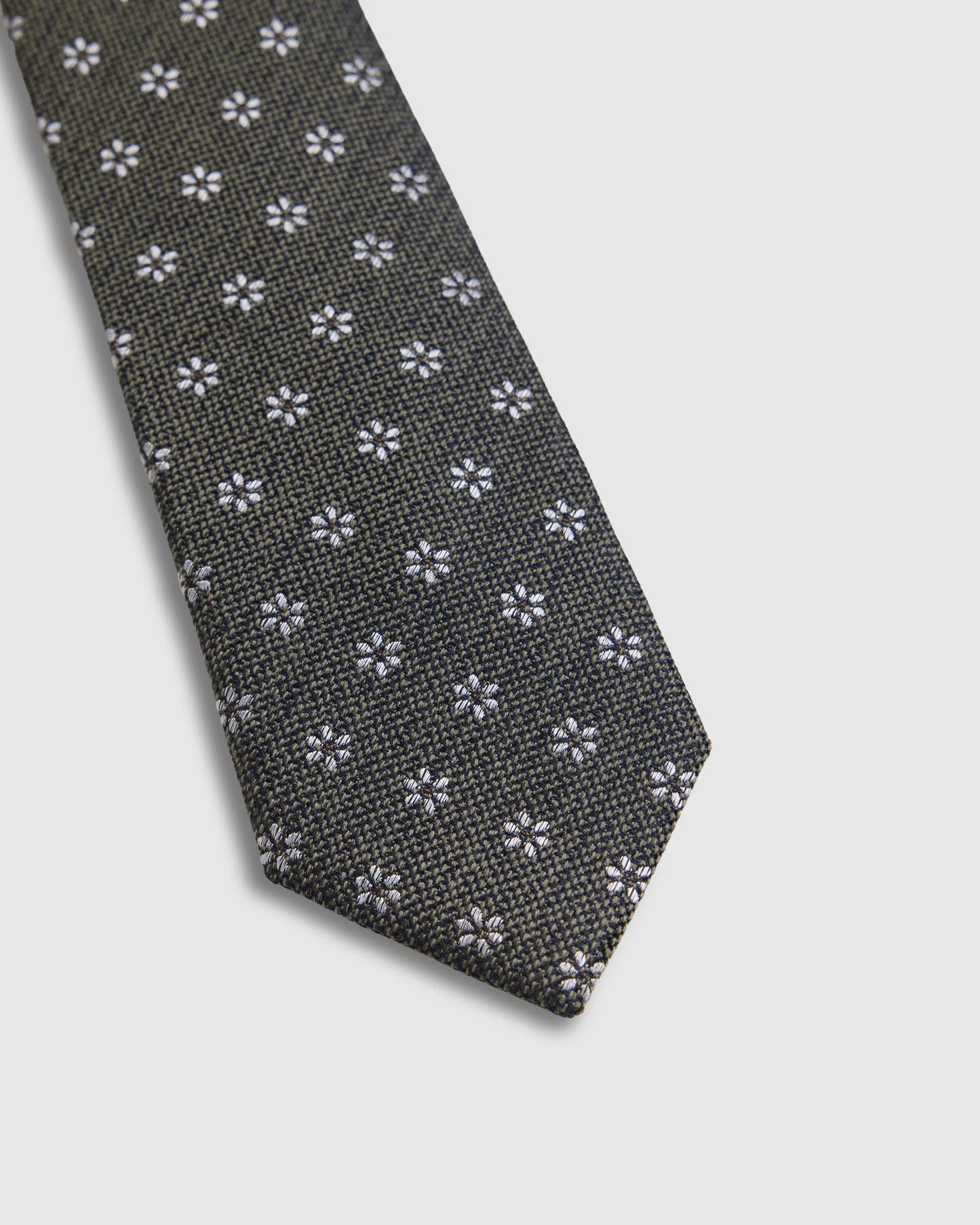 Isaac Ditsy 7Cm Silk/Wool Tie