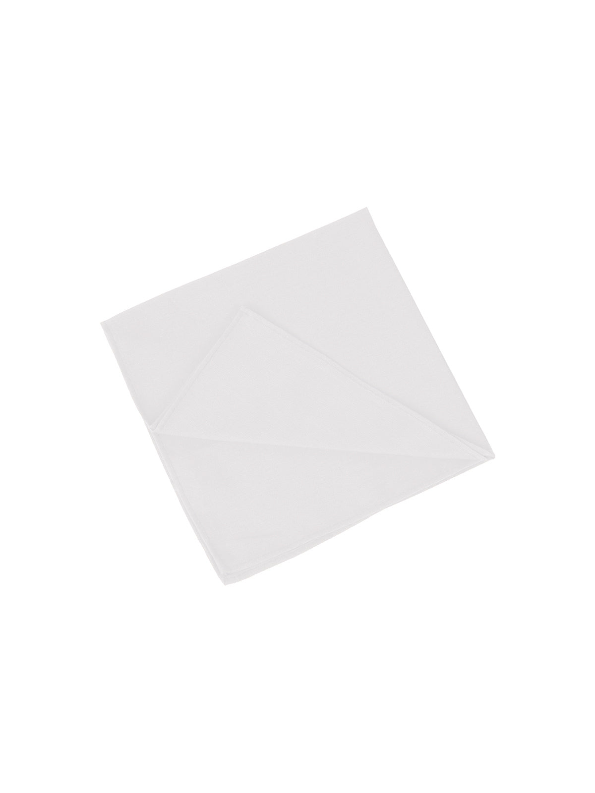 Pocket Square Cotton White