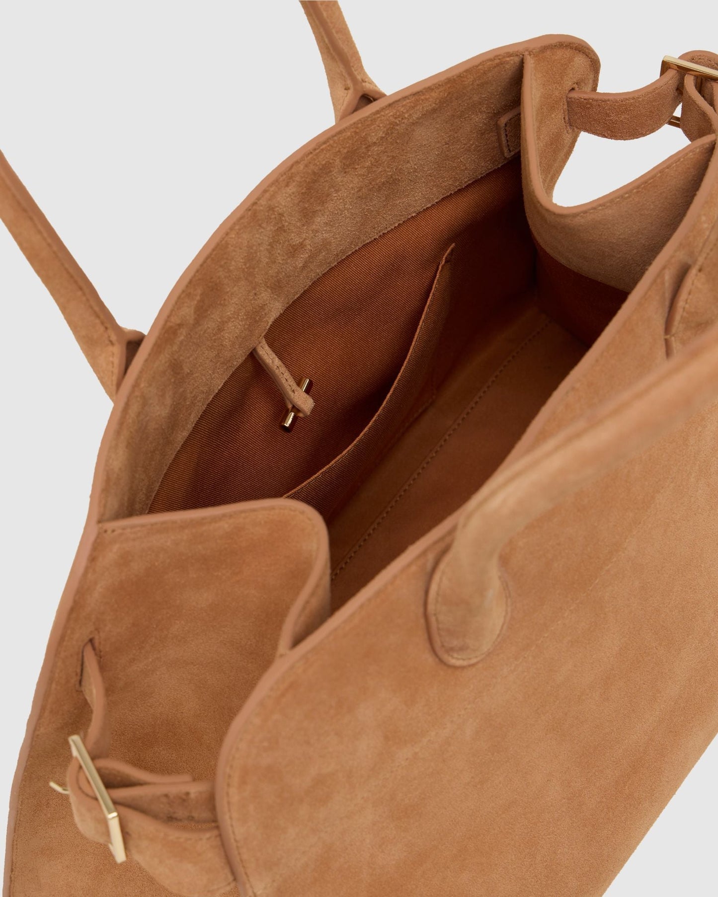 Bridget Top Handle Suede Bag
