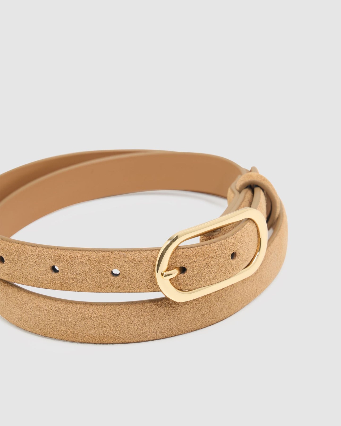 Sierra Leather Skinny Belt