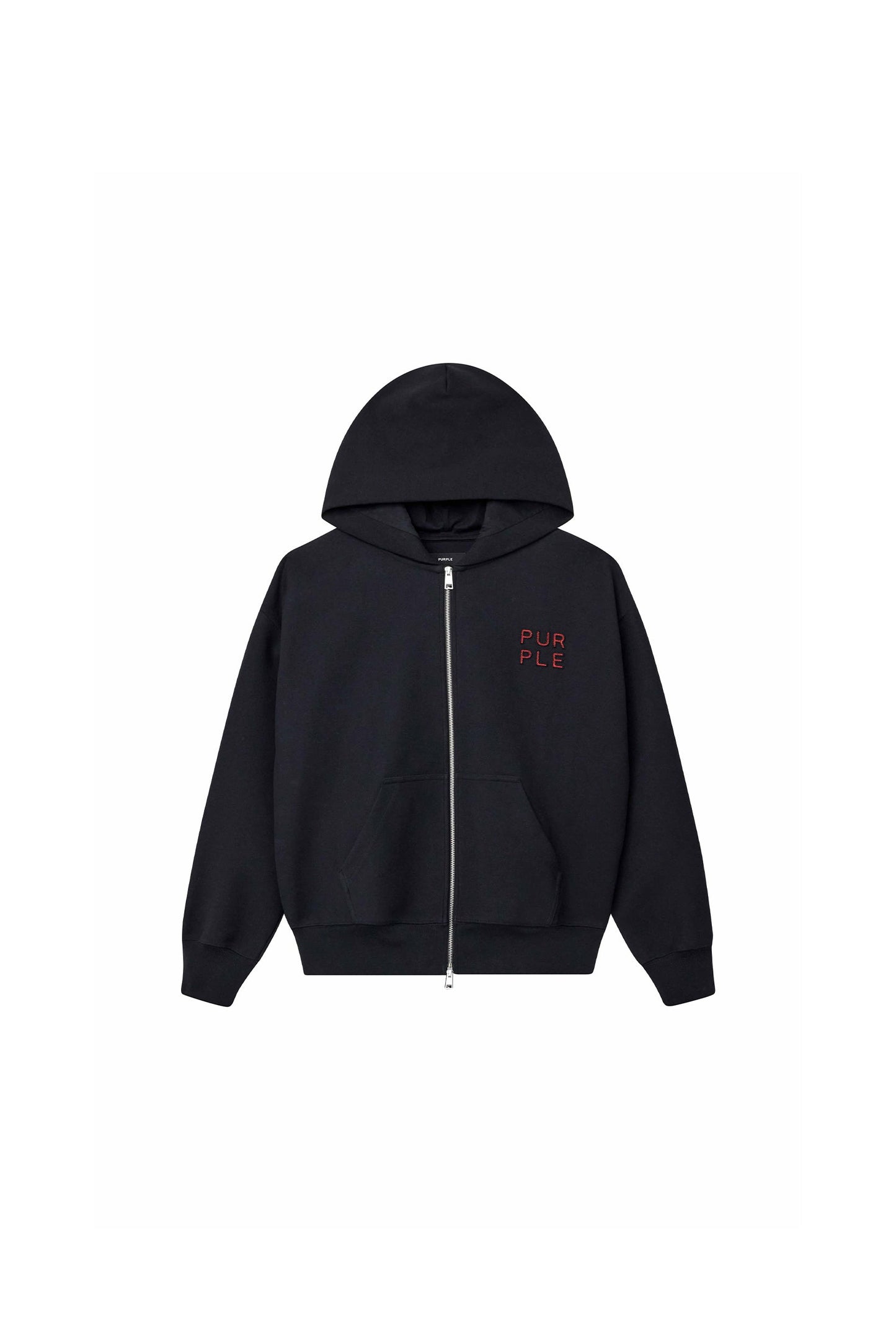 Split Zip Up Hoodie