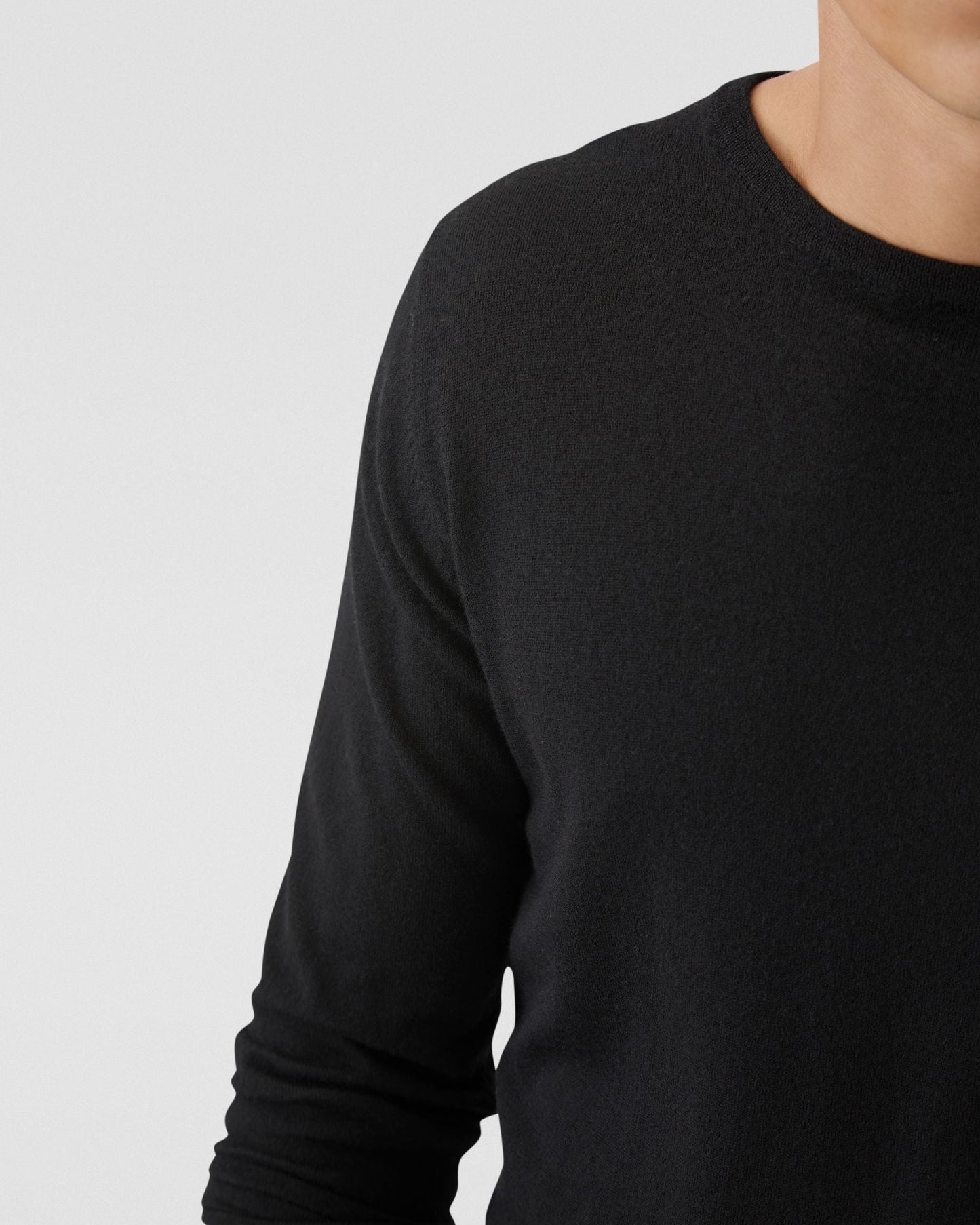 Crew Neck Merino Wool Knit