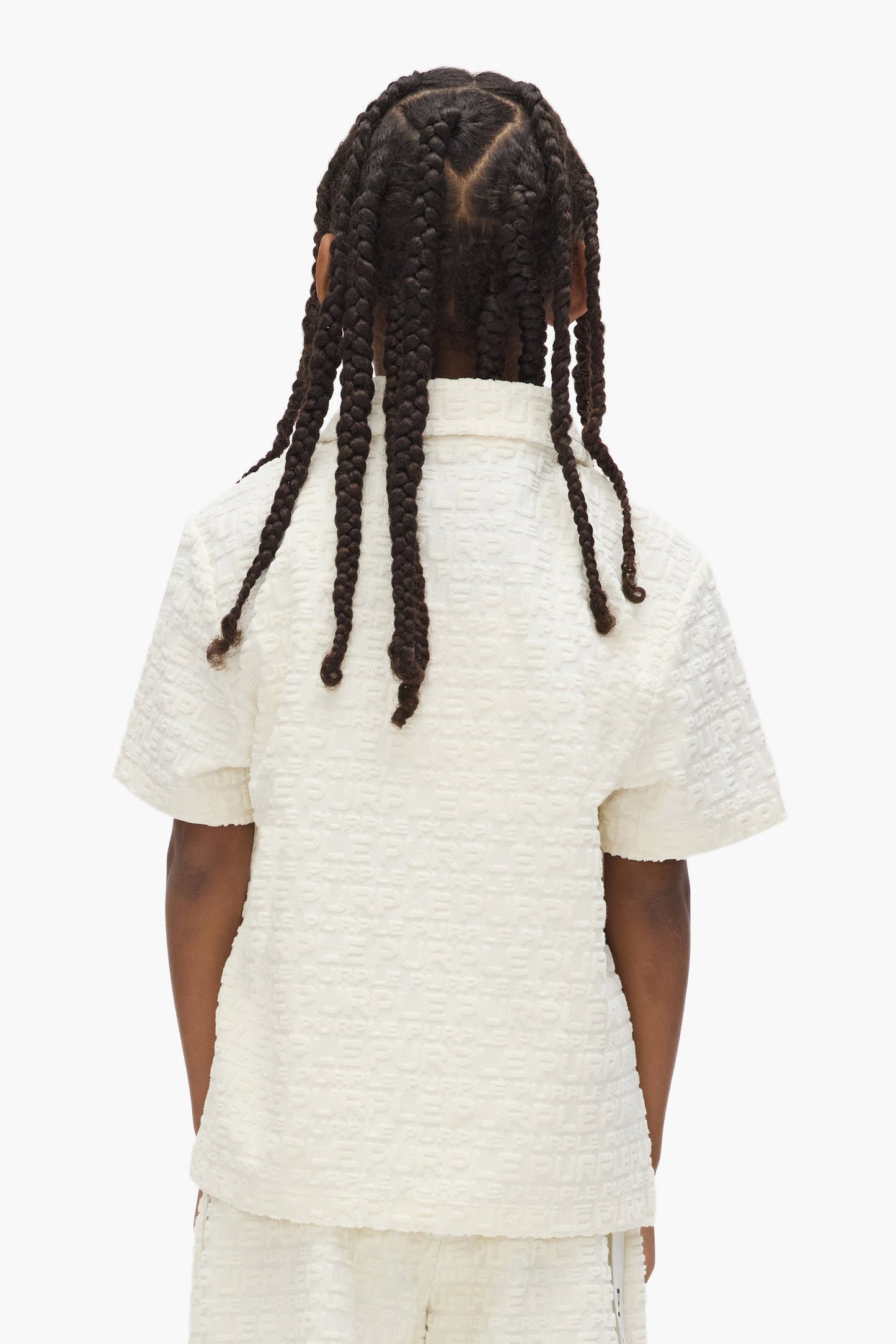 Kids' Wordmark Repeat Terry Polo