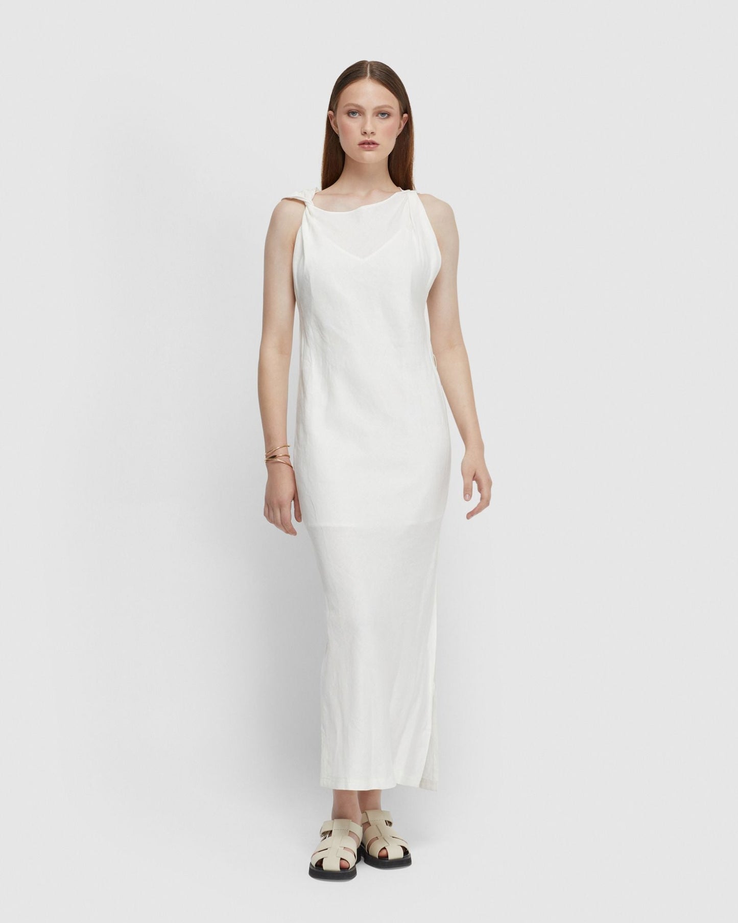 Sally Linen Blend Dress