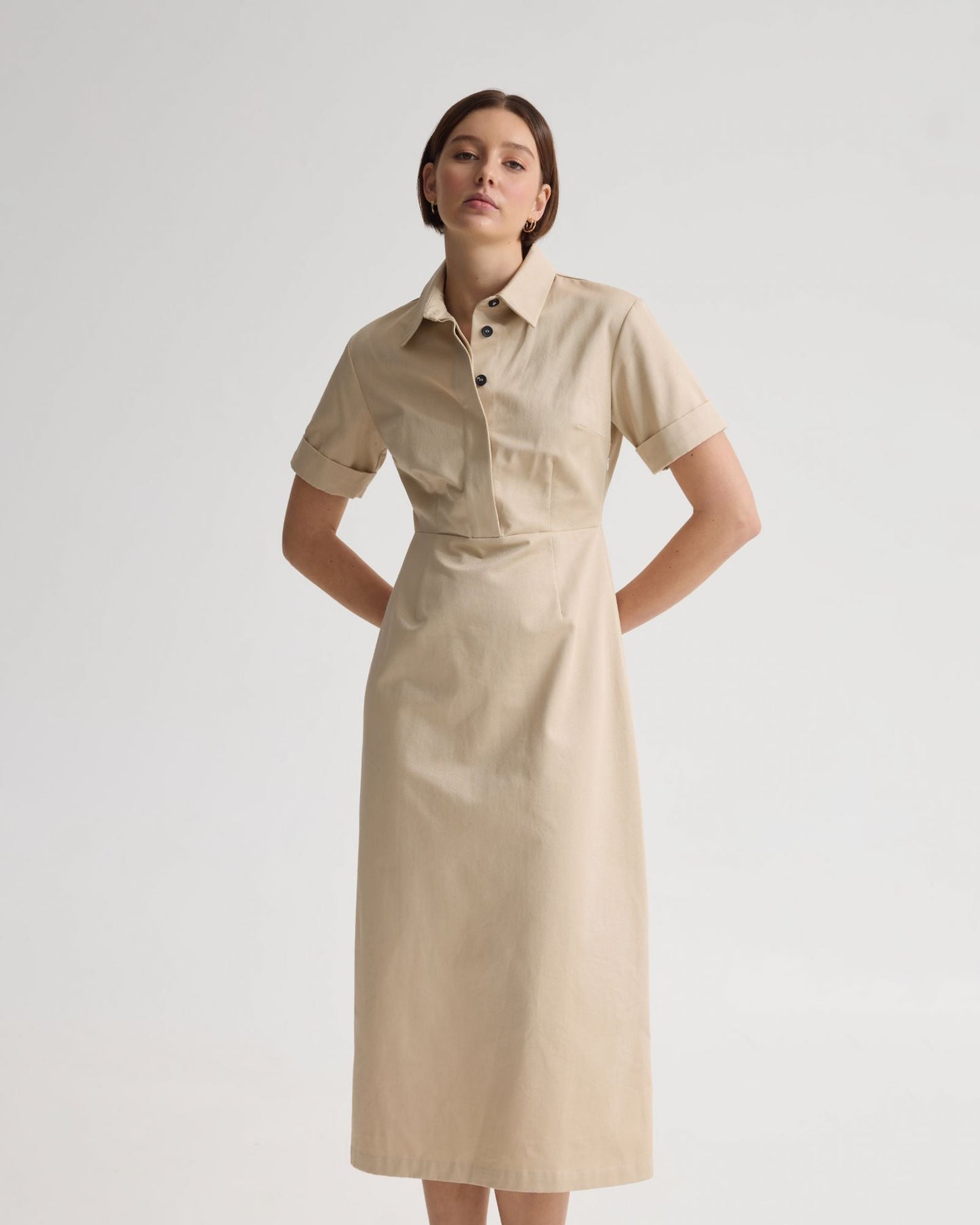 Megan Cotton Safari Dress