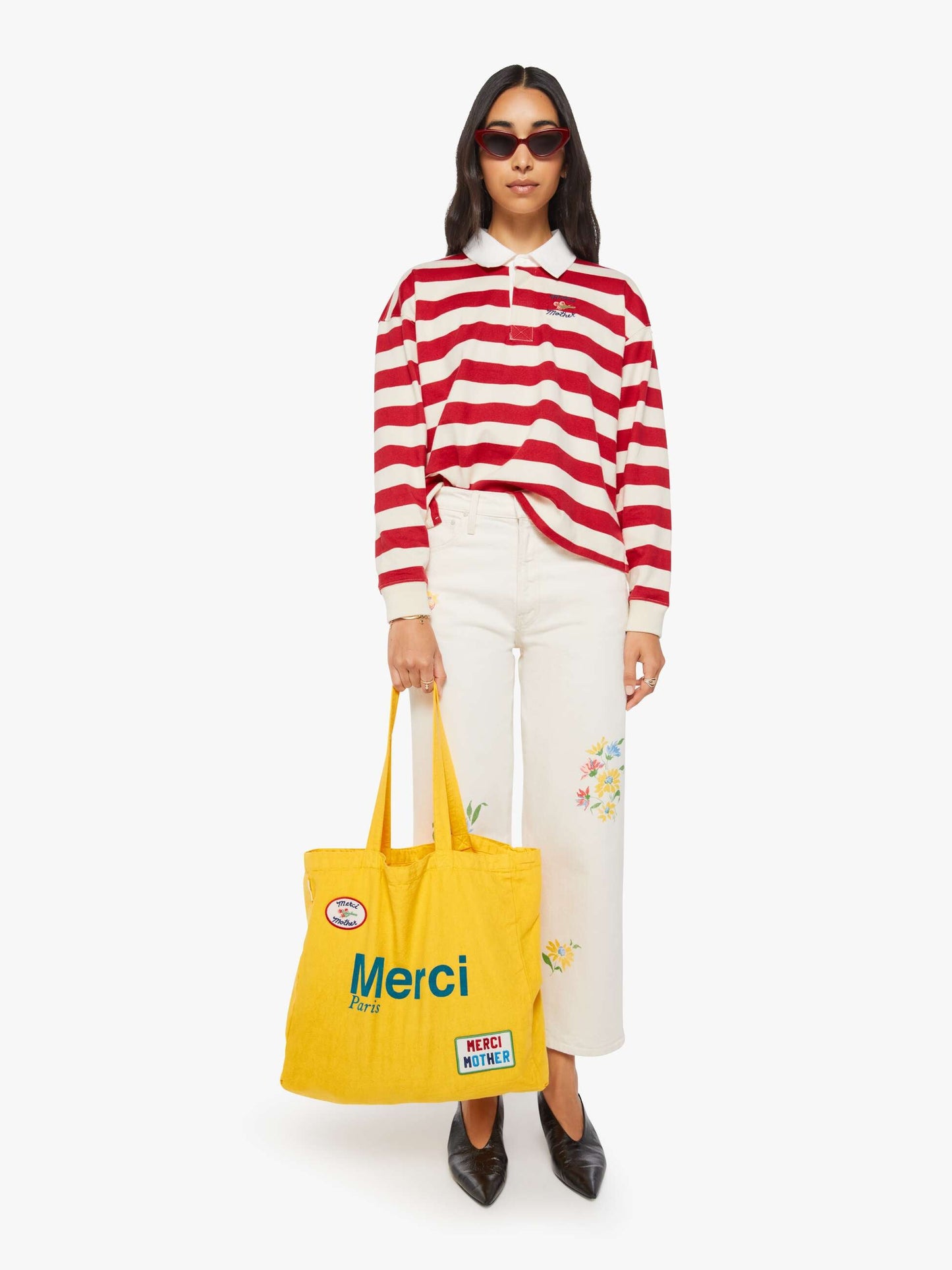 Merci x MOTHER Merci Tote - Yellow And Blue