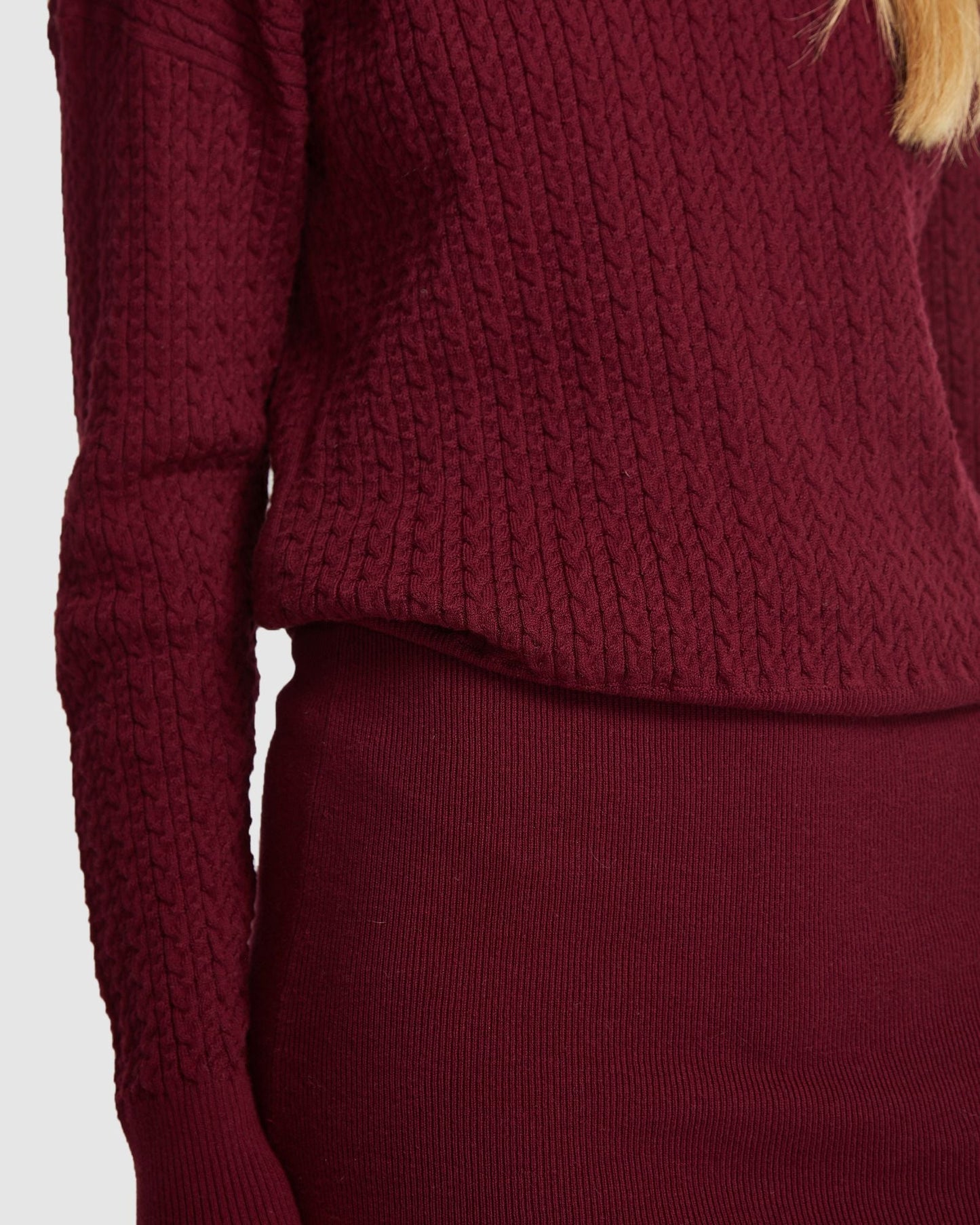 Reba Cable Mini Dress