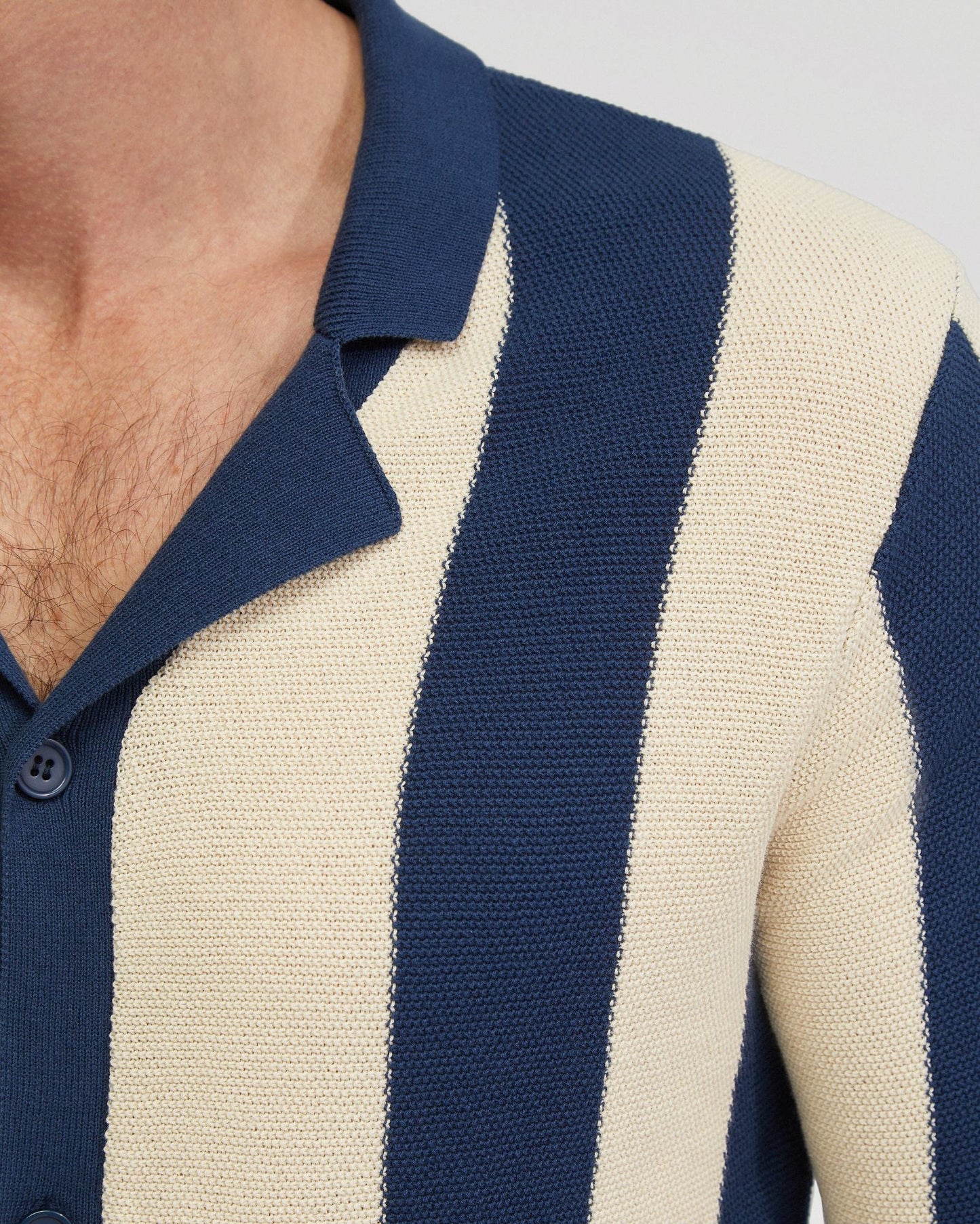Marty Knitted Stripe Shirt