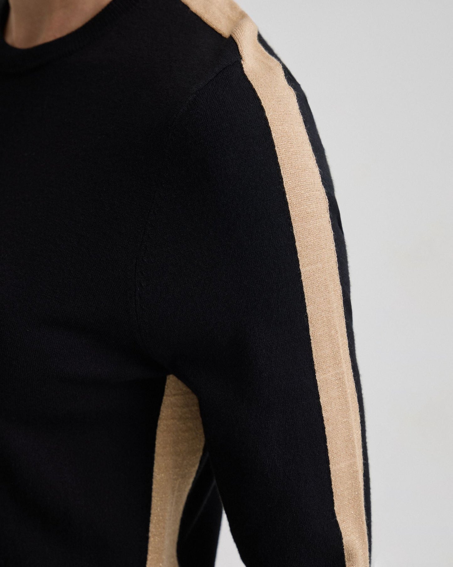 Pipper Knit Contrast Panel Dress