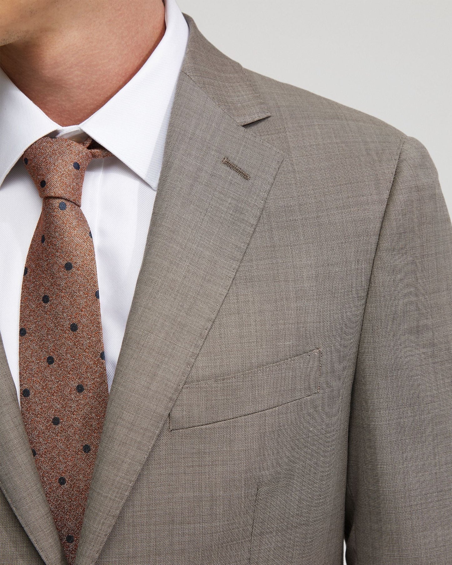 Byron Luxury Half Cnvs Wool Suit Jacket
