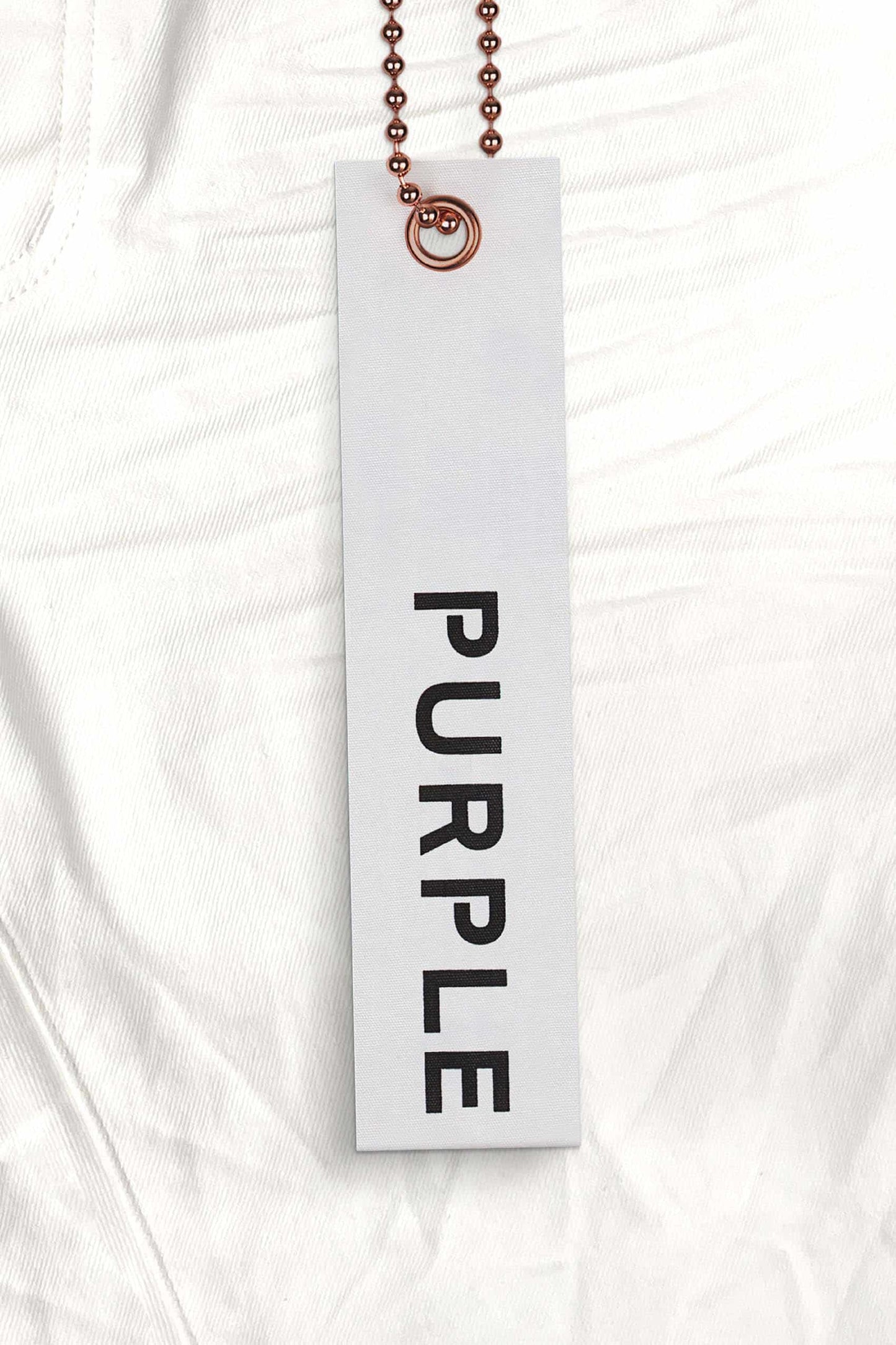 P001 LOW RISE SKINNY JEAN - Optic White Knee Slit