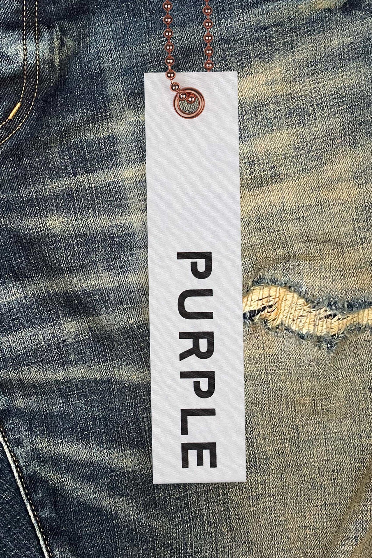 P002 MID RISE SLIM JEAN - Dirty Indigo Blowout