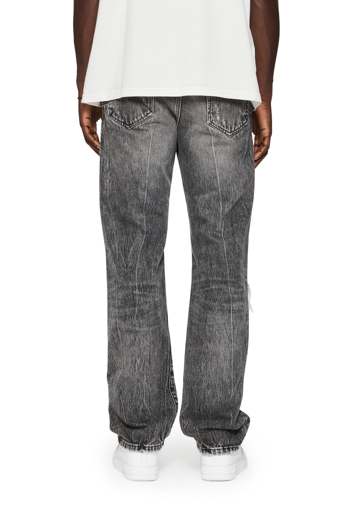 P011 Worn Grey Stone Wash