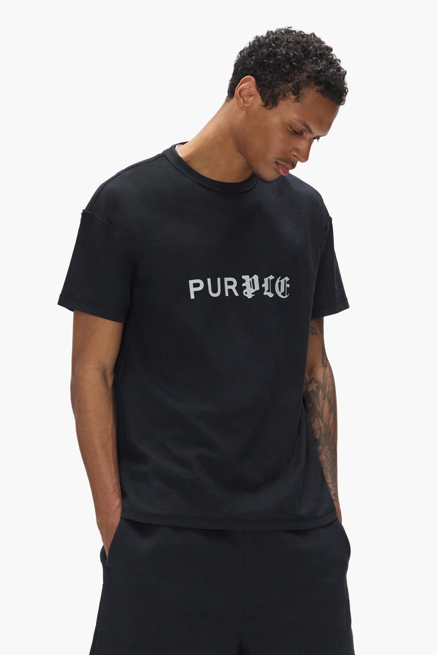 Half & Half Wordmark Tee