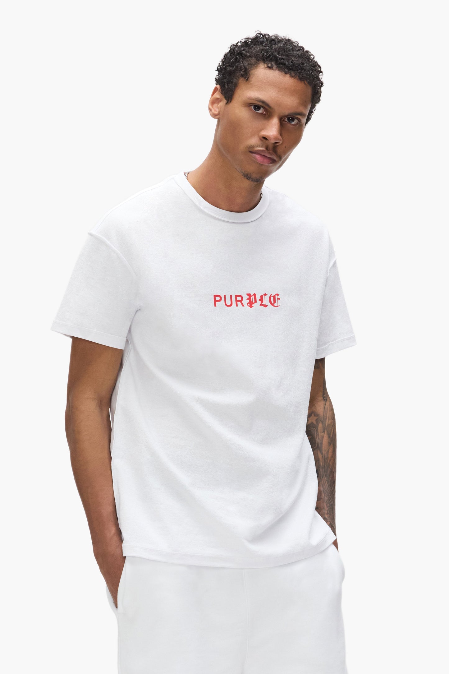 Half & Half Wordmark Tee