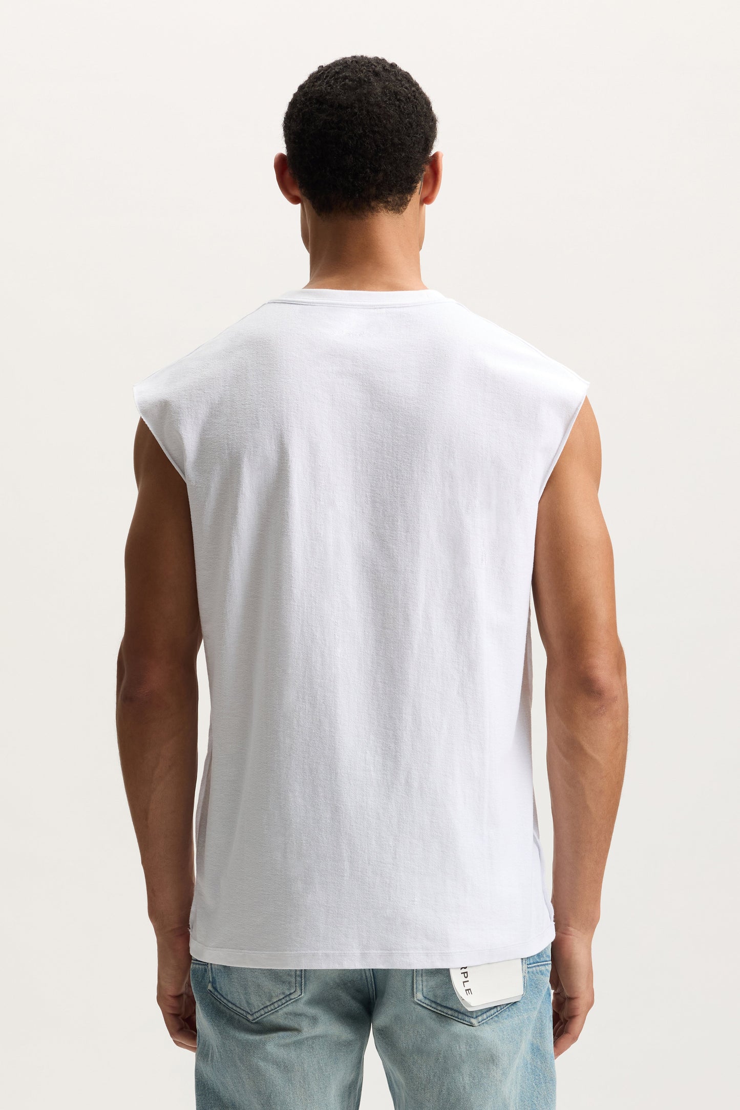 Beaded Wordmark Tank Top