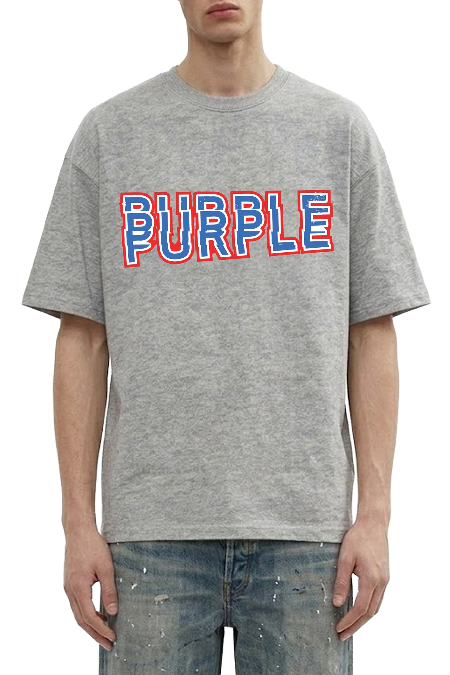 Purple Wordmark Tee