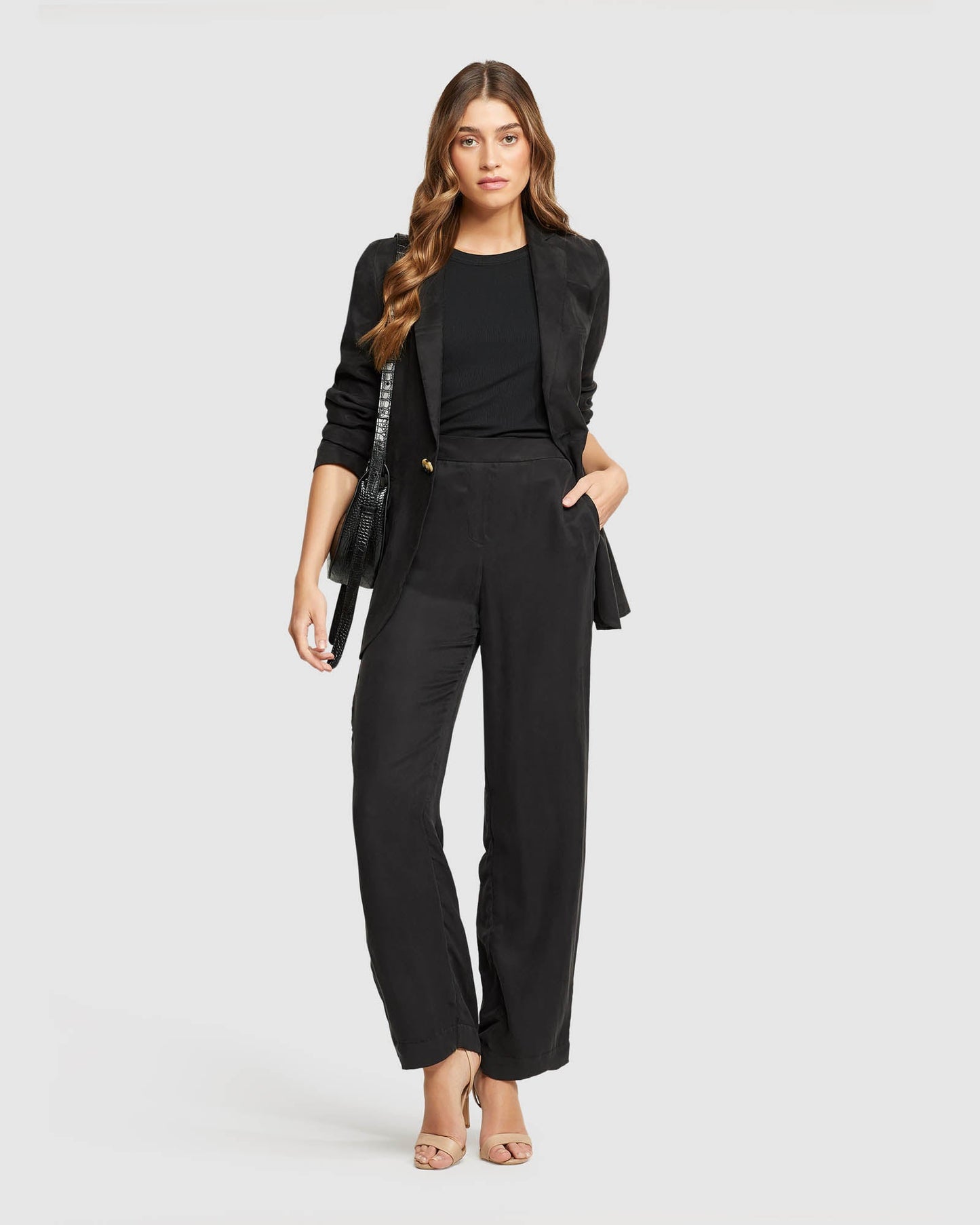 Lola Cupro Blend Blazer