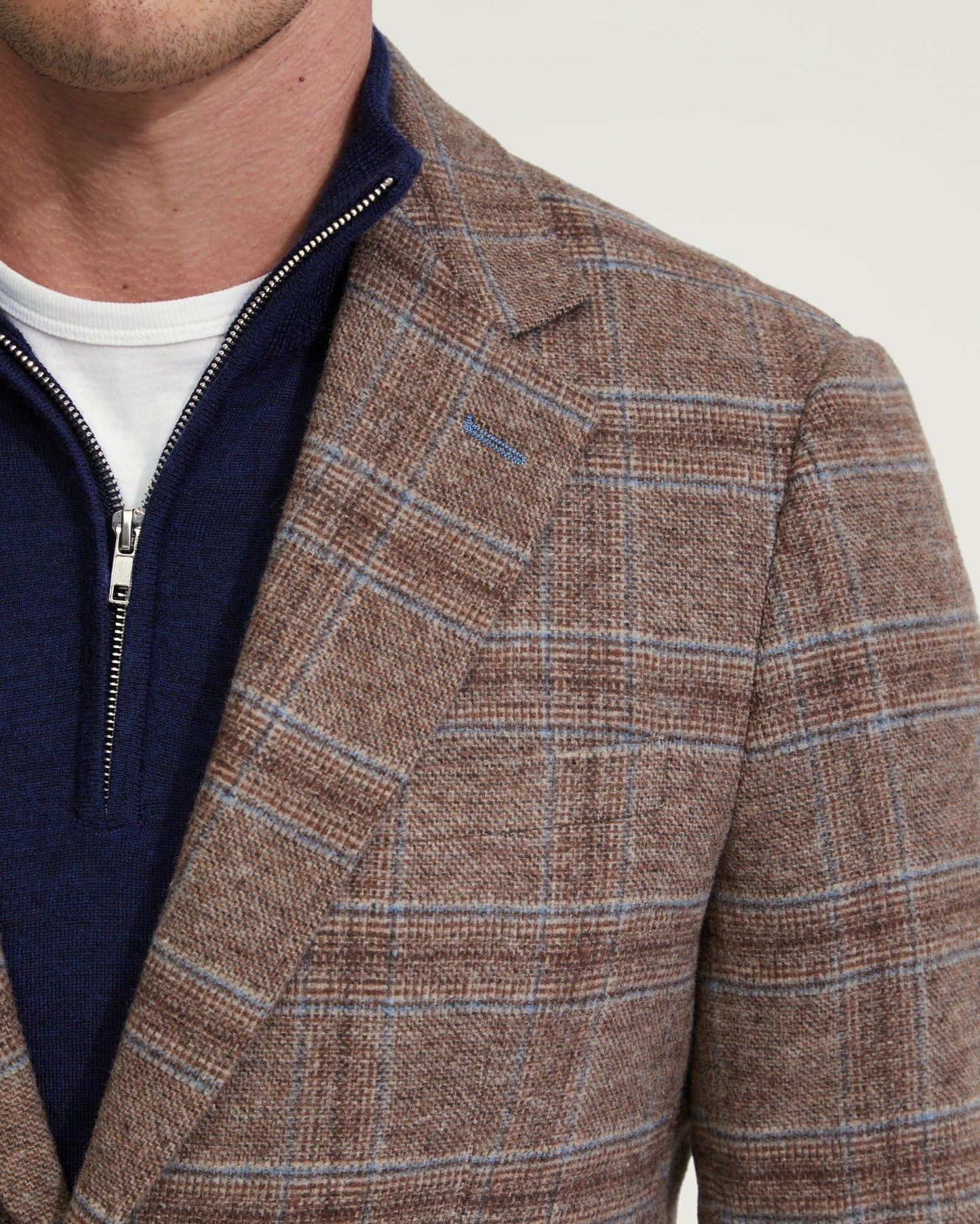 Blake Wool Rich Checked Blazer