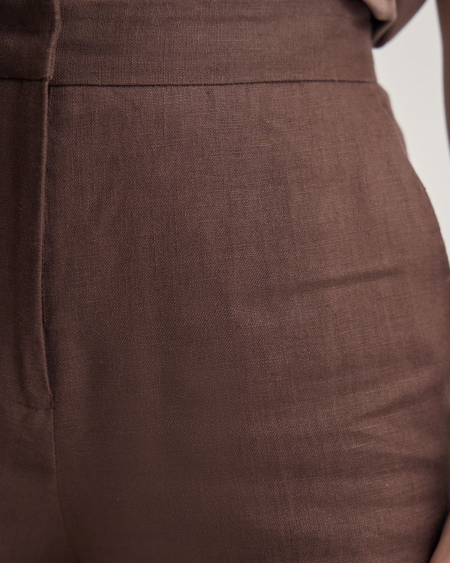 Nina Straight Leg Linen Pant