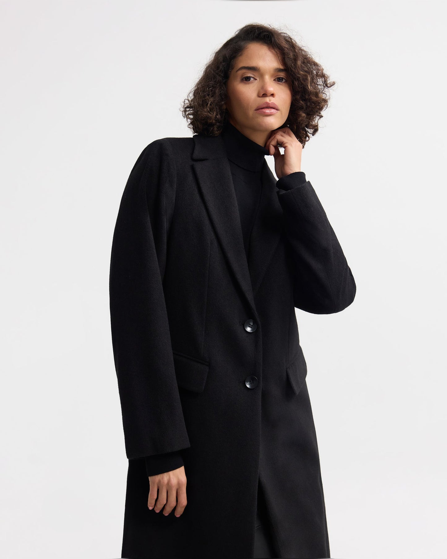Ruby Wool Rich Tailored Overcoat