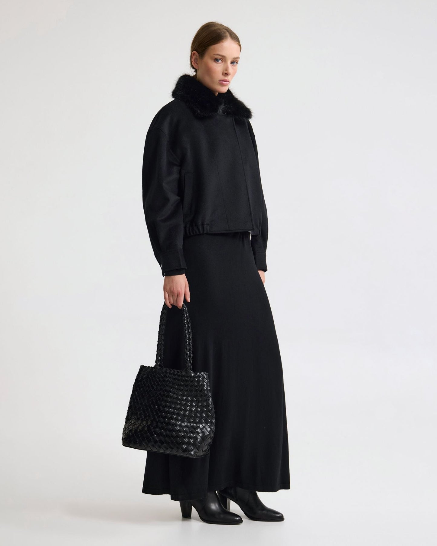 Freja Detatch Faux Fur Trim Jacket