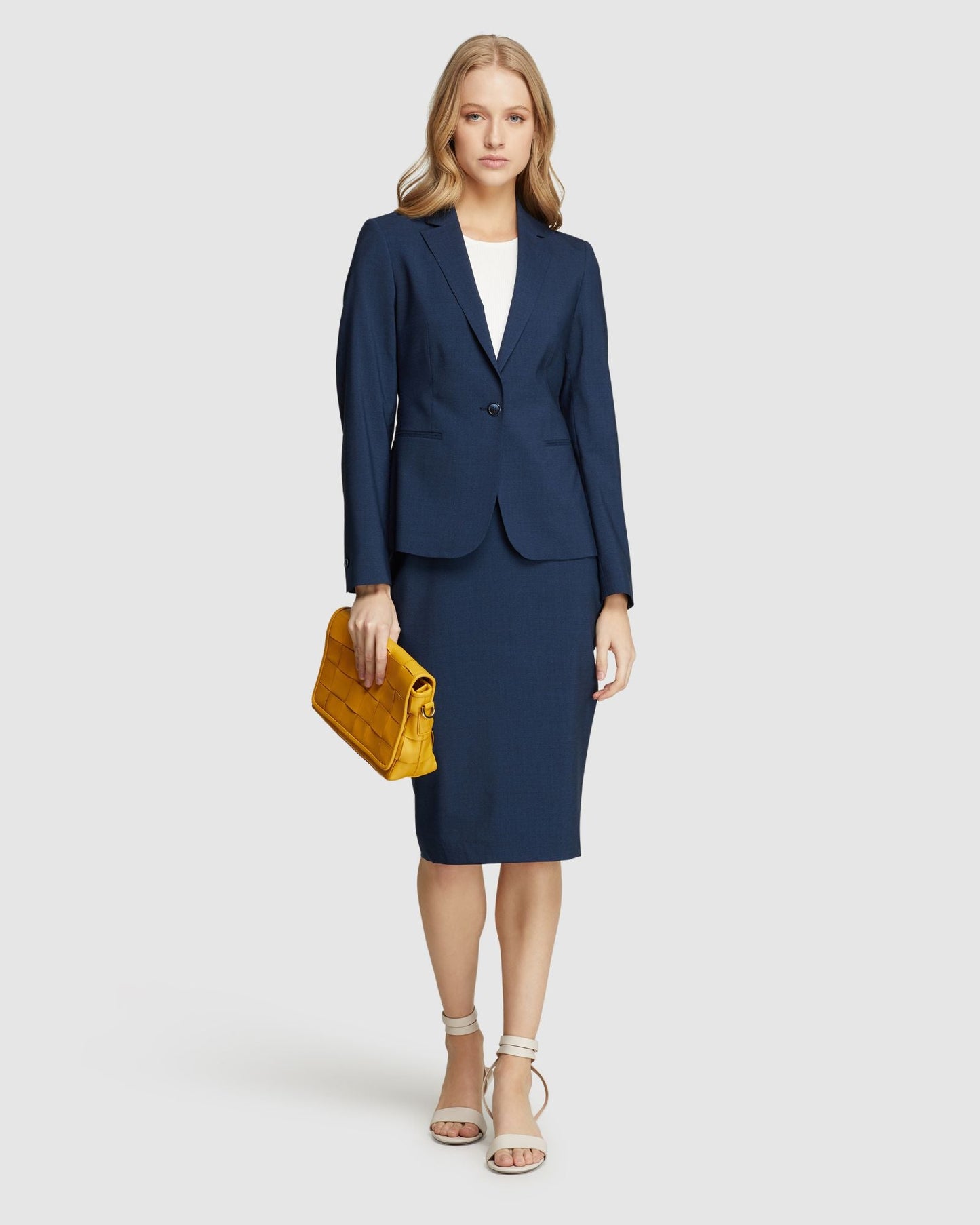 Peggy Wool Lycra Suit Skirt Fc