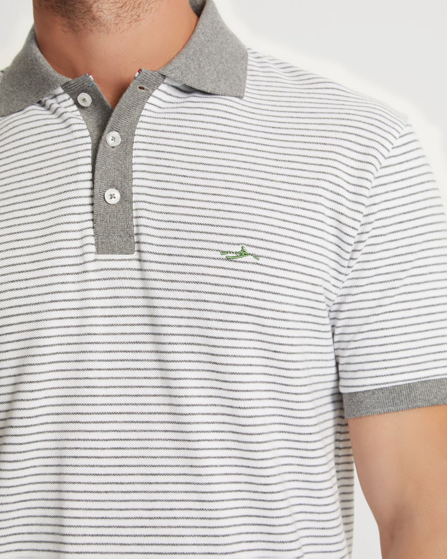 Mack Striped Organic Cotton Polo