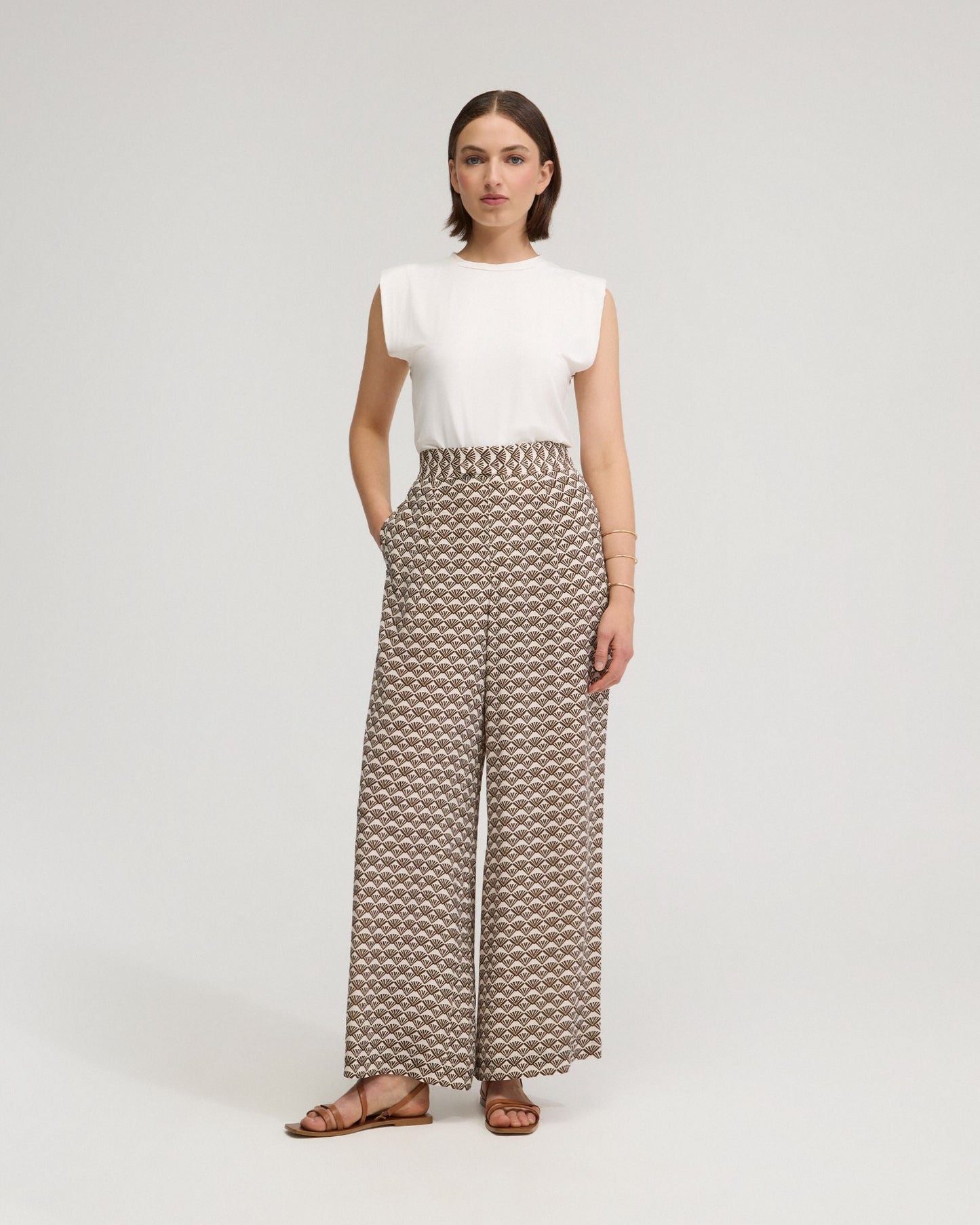 Sabrina Crop Jersey Top