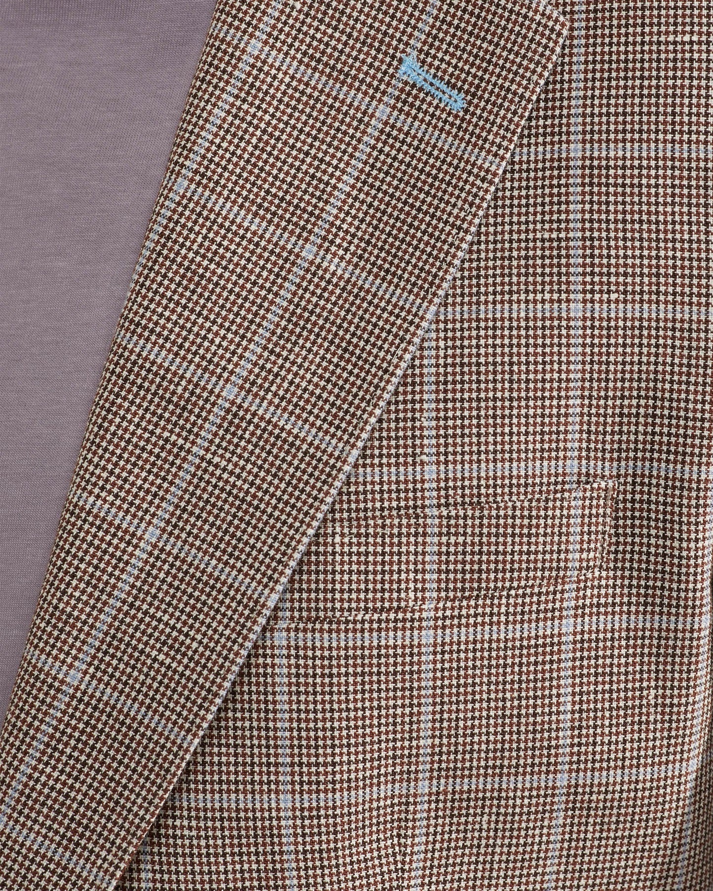 Blake Linen/ Cotton Checked Blazer